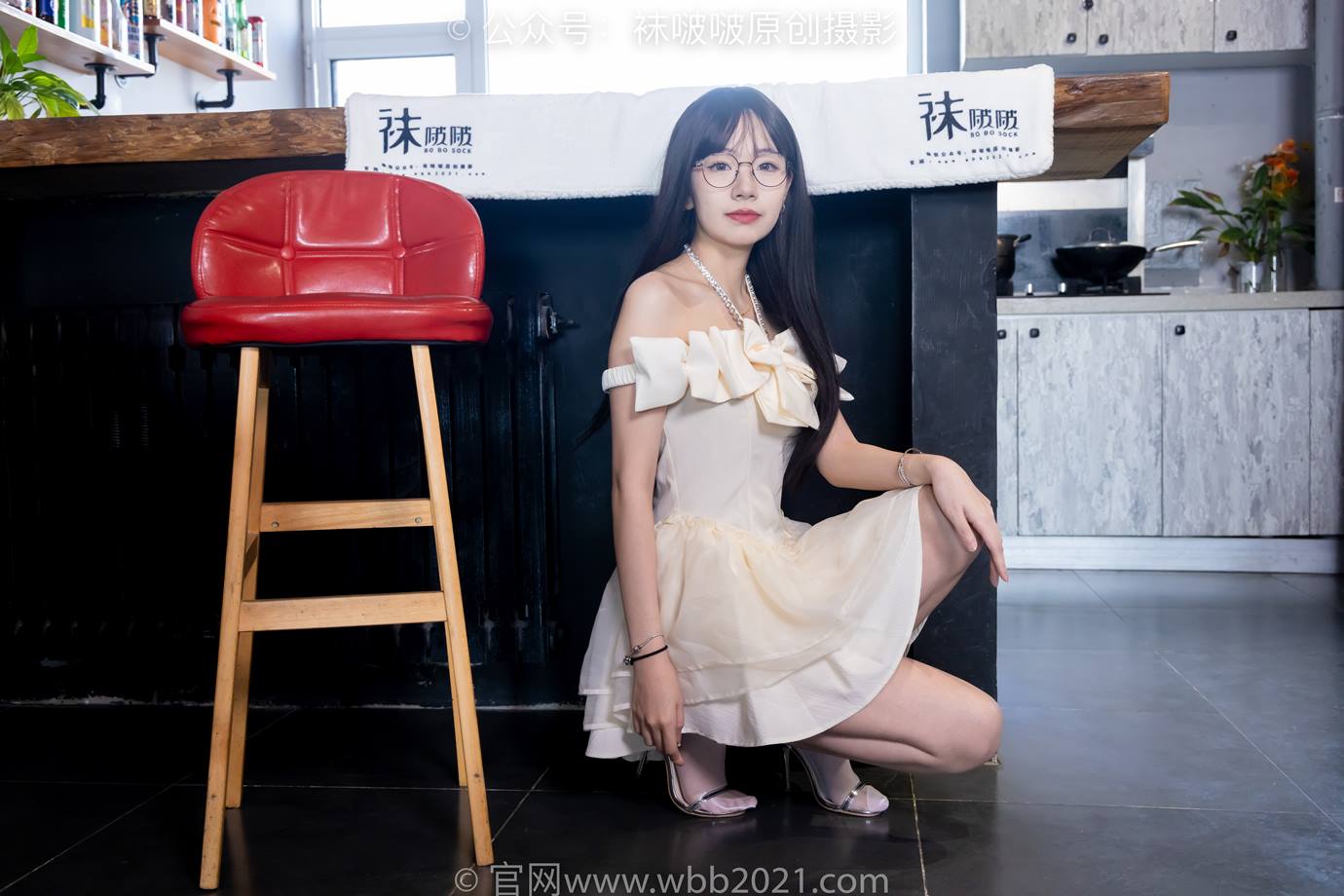 图片[23]-[BoBoSocks袜啵啵]NO.525 小甜豆-高跟鞋、短白丝、裸足、裸足刀叉摆盘剧情[186P] – 速更版-美库