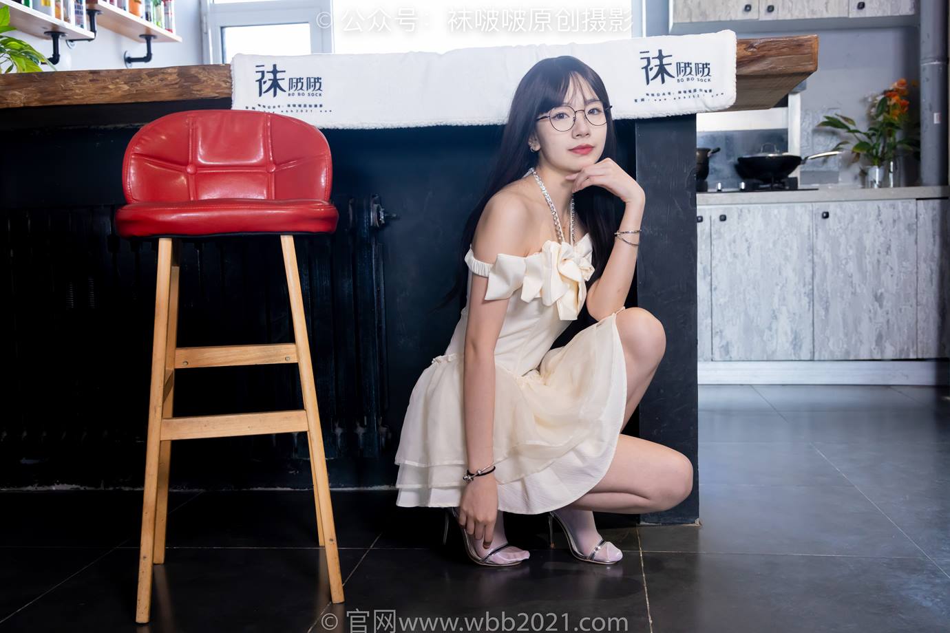 图片[24]-[BoBoSocks袜啵啵]NO.525 小甜豆-高跟鞋、短白丝、裸足、裸足刀叉摆盘剧情[186P] – 速更版-美库