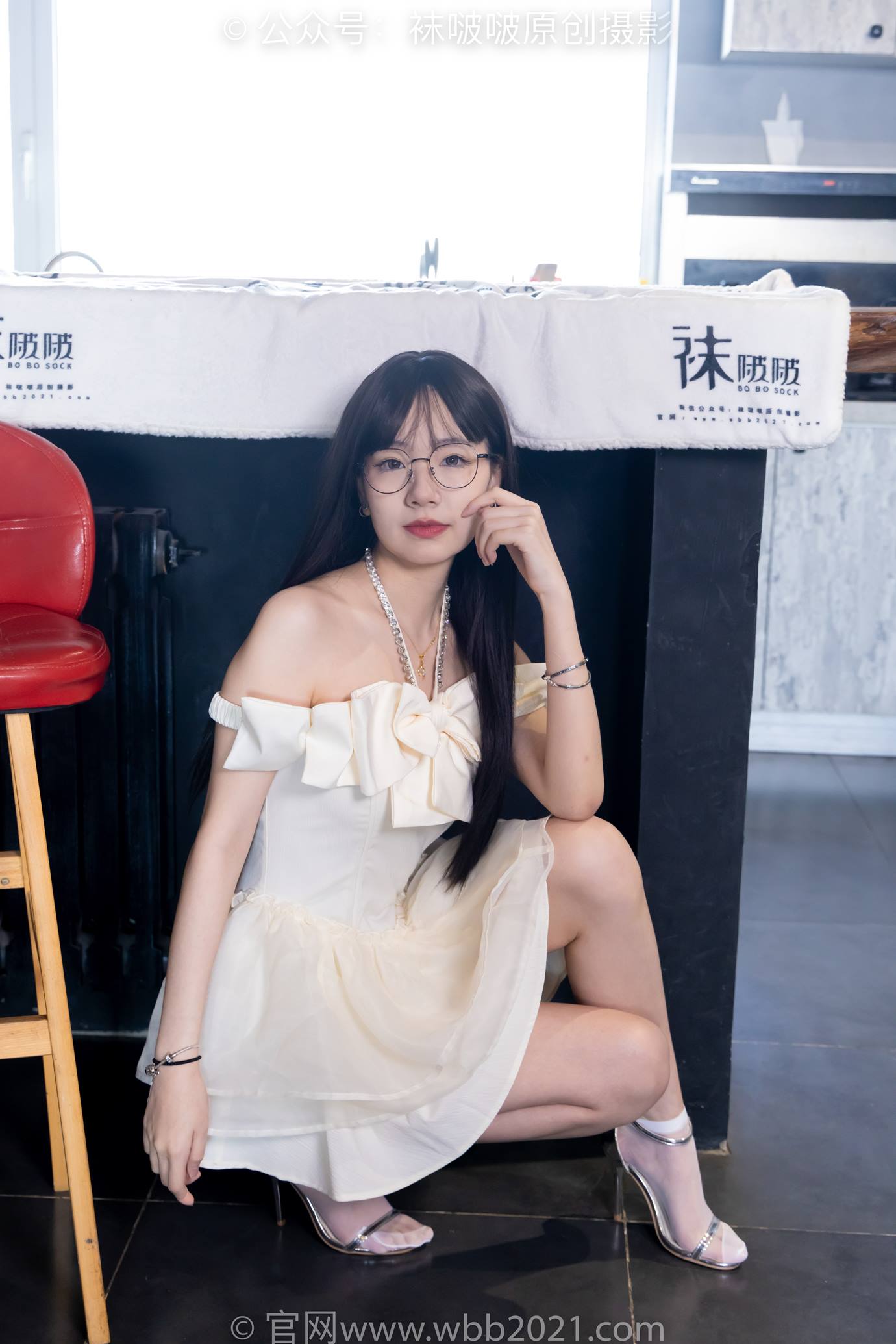 图片[26]-[BoBoSocks袜啵啵]NO.525 小甜豆-高跟鞋、短白丝、裸足、裸足刀叉摆盘剧情[186P] – 速更版-美库