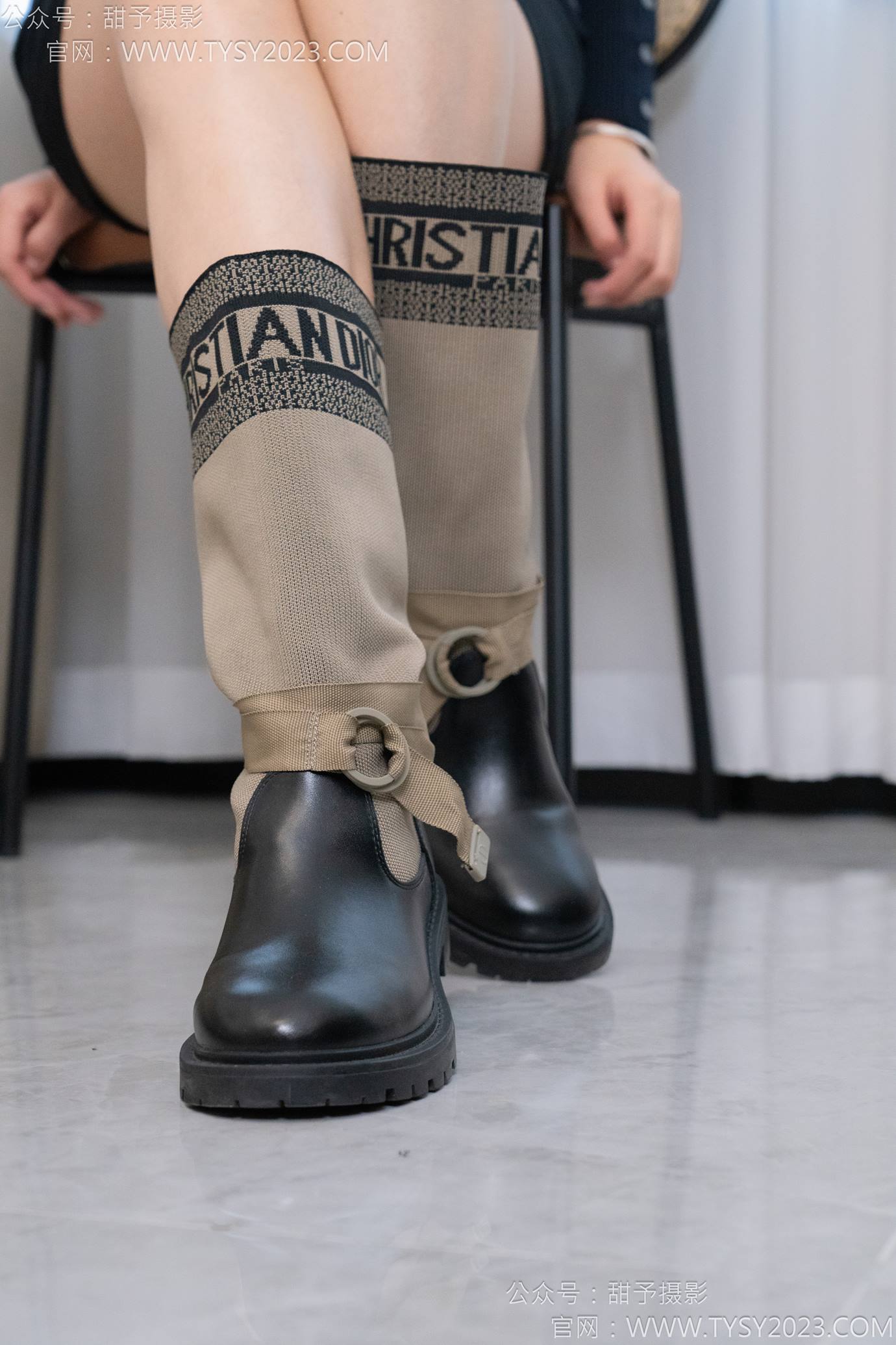 图片[10]-甜予摄影 NO.129 咖啡豆-长靴、白棉袜、裸足[100P] – 速更版-美库