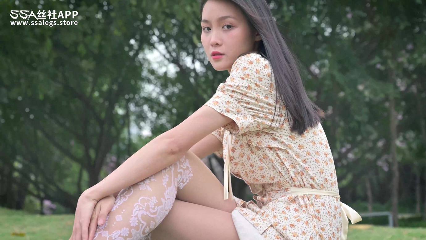 图片[21]-[SSA丝社]短片 NO.0134 君君 涞觅维纳斯提花连裤袜[20P] – 速更版-美库