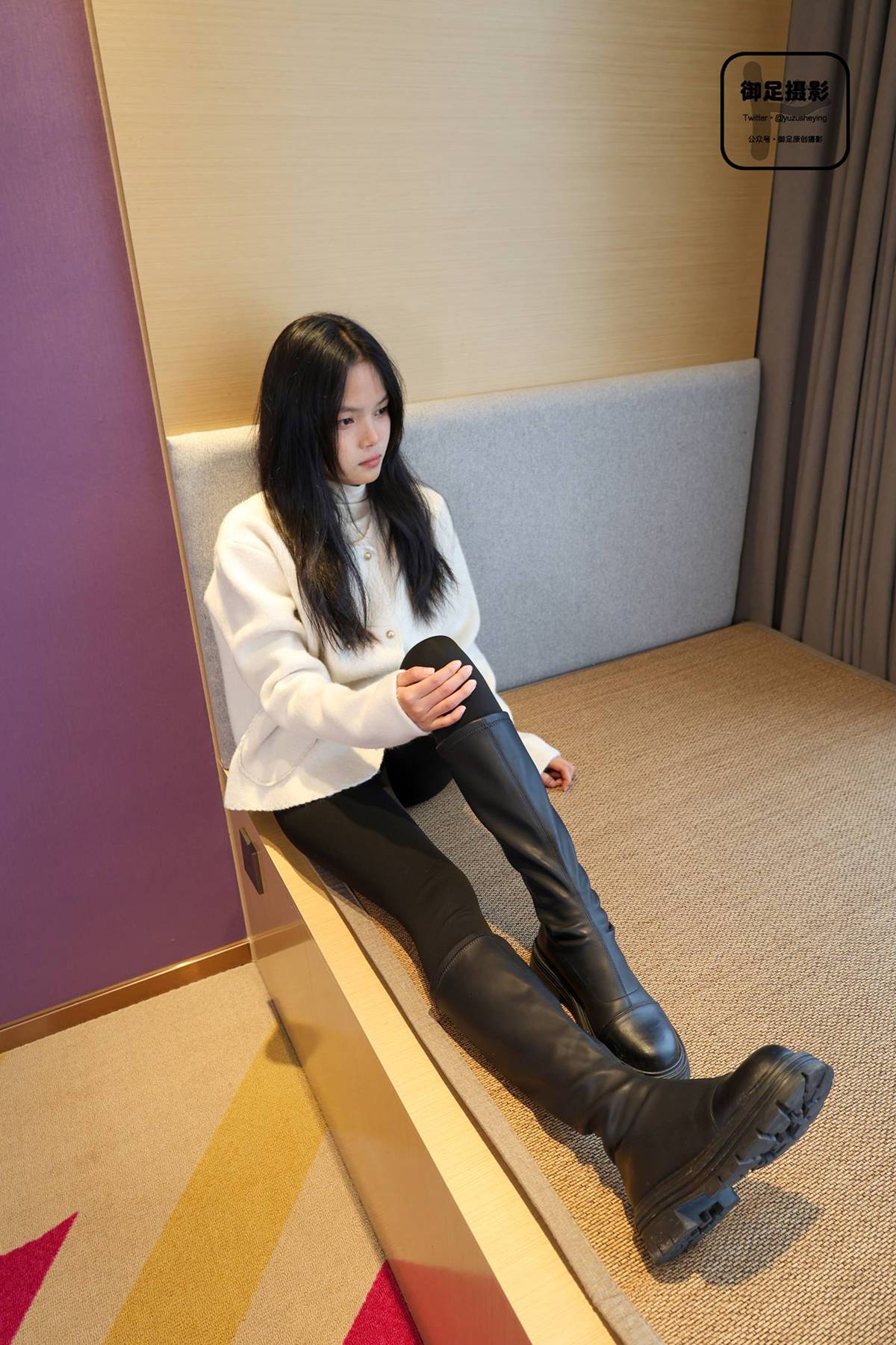 图片[90]-御足摄影 NO.022 – 长靴白袜裸足[95P] – 速更版-美库