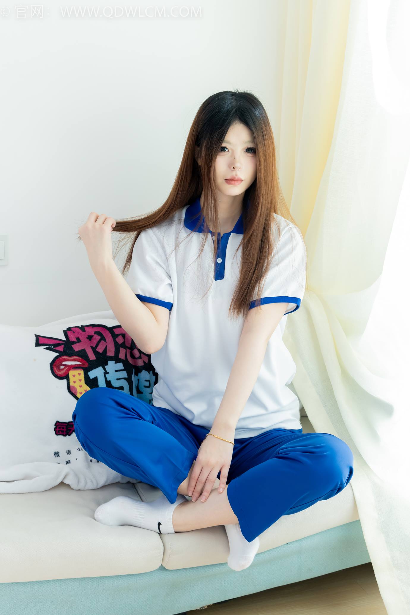 图片[66]-物恋传媒 NO.2301 曲奇-板鞋、白短棉袜、裸足、校服[150P] – 速更版-美库