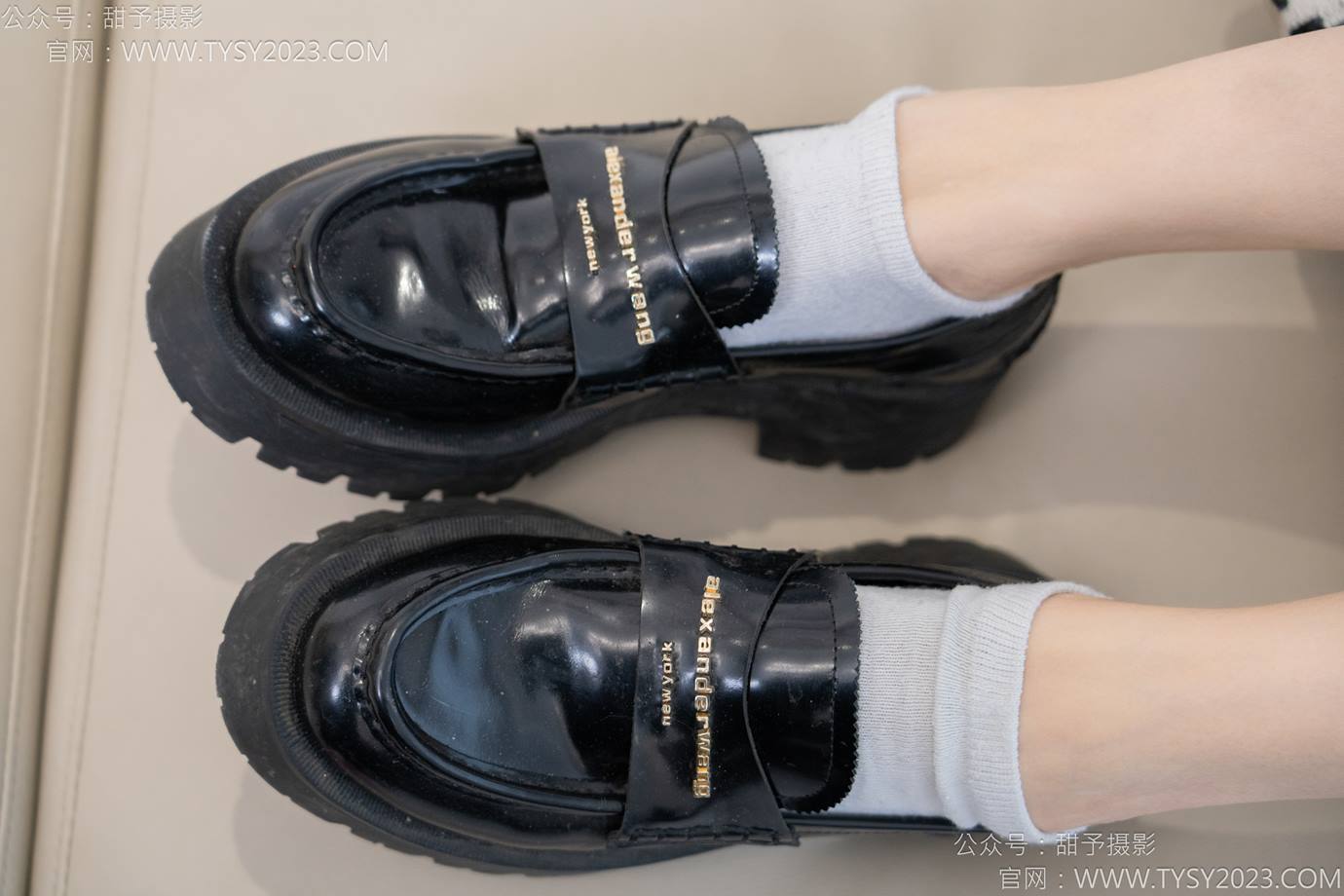 图片[44]-甜予摄影 NO.130 澜澜-皮鞋、白棉袜、裸足、掉袜子剧情[130P] – 速更版-美库