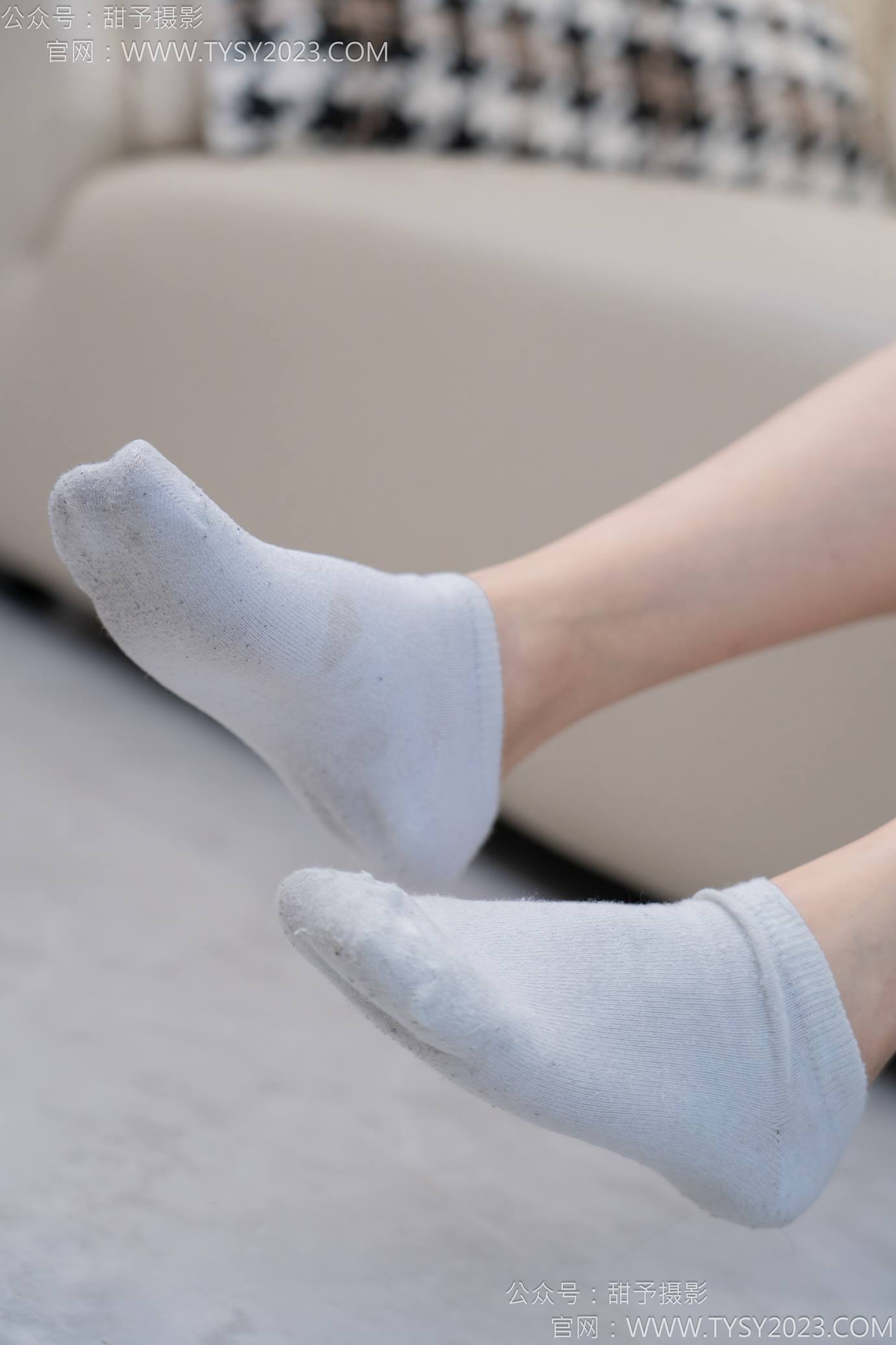 图片[65]-甜予摄影 NO.130 澜澜-皮鞋、白棉袜、裸足、掉袜子剧情[130P] – 速更版-美库