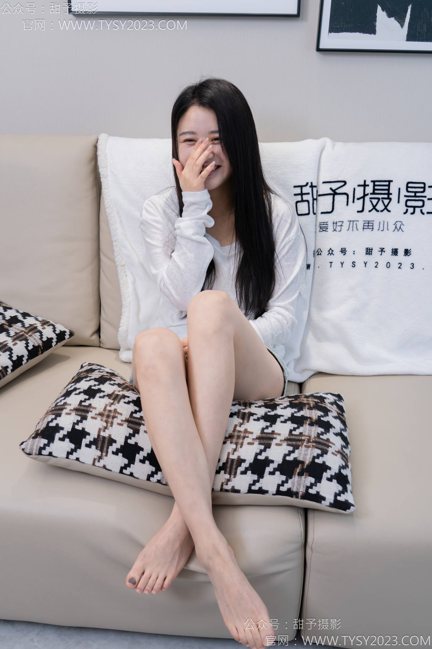 图片[112]-甜予摄影 NO.130 澜澜-皮鞋、白棉袜、裸足、掉袜子剧情[130P] – 速更版-美库