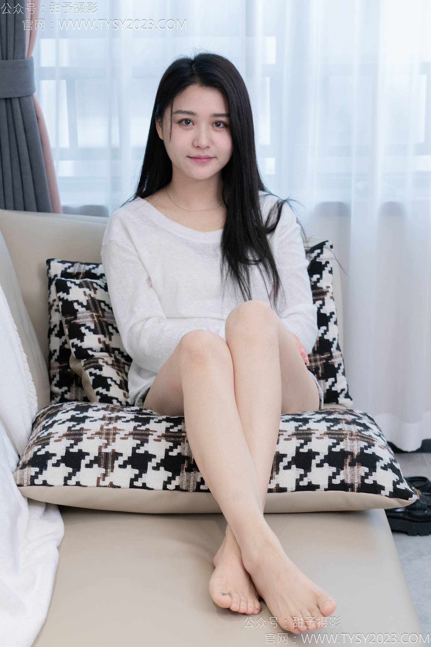 图片[126]-甜予摄影 NO.130 澜澜-皮鞋、白棉袜、裸足、掉袜子剧情[130P] – 速更版-美库