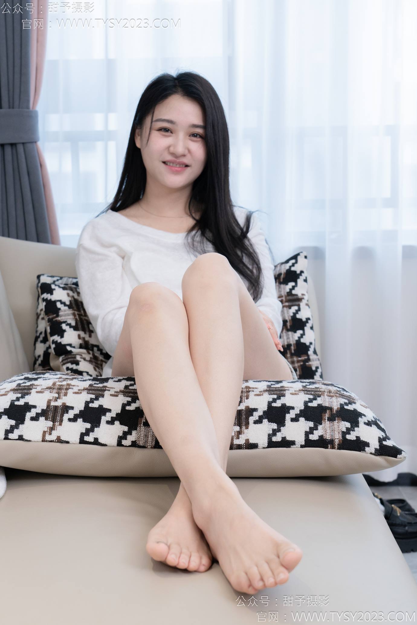 图片[129]-甜予摄影 NO.130 澜澜-皮鞋、白棉袜、裸足、掉袜子剧情[130P] – 速更版-美库