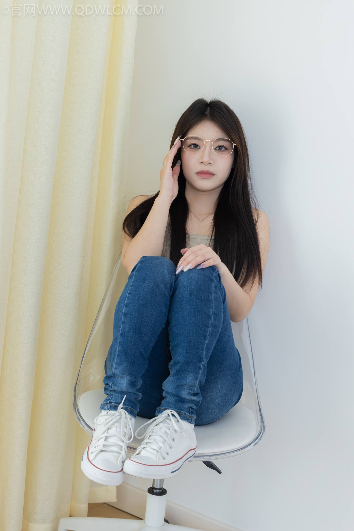 图片[80]-物恋传媒 NO.2303 闪闪-帆布鞋、短黑丝（脚尖加固款）、自然穿着白棉袜、裸足[128P] – 速更版-美库