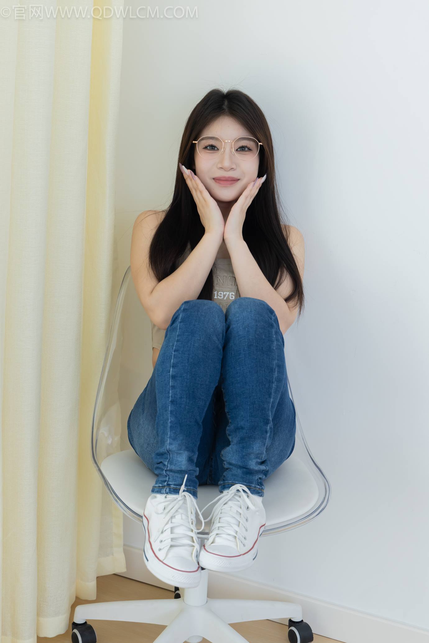 图片[82]-物恋传媒 NO.2303 闪闪-帆布鞋、短黑丝（脚尖加固款）、自然穿着白棉袜、裸足[128P] – 速更版-美库