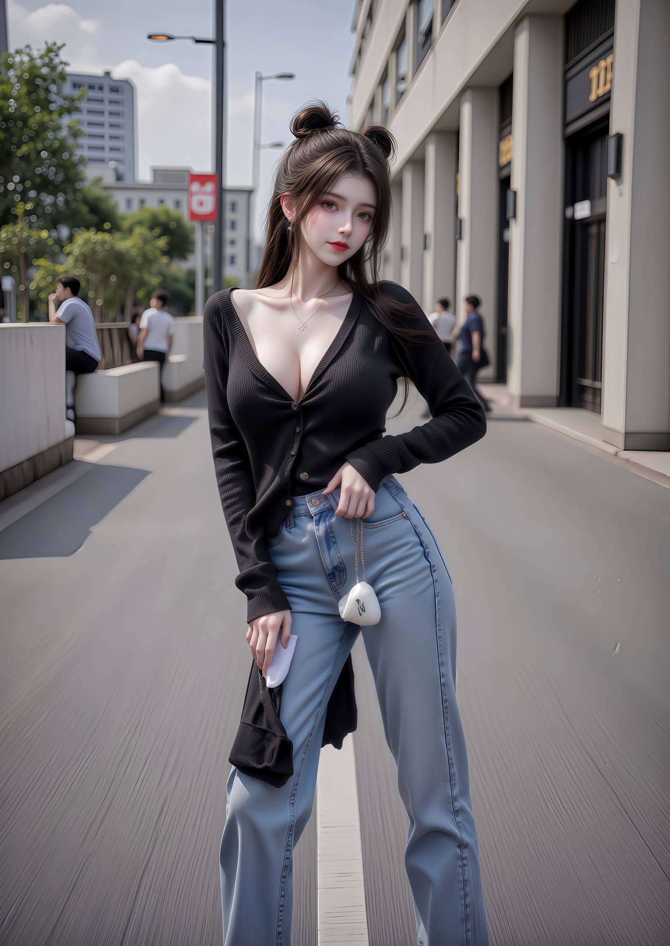 图片[73]-AI绘画 537 兰若[93P] – 速更版-美库