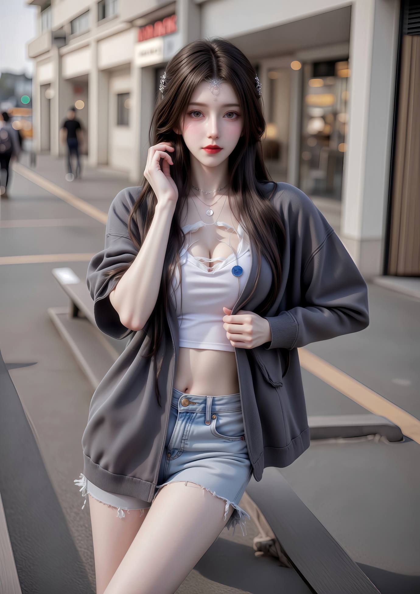 图片[79]-AI绘画 537 兰若[93P] – 速更版-美库