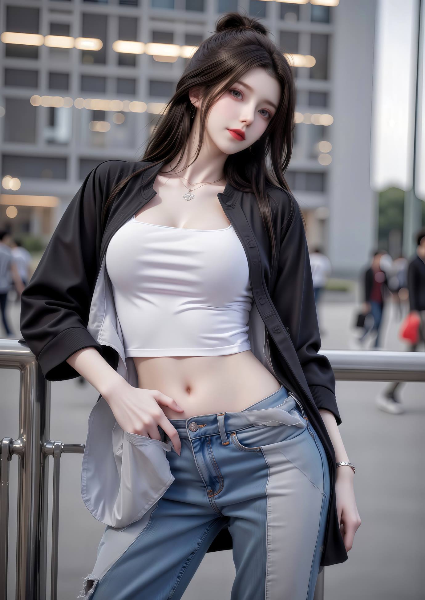 图片[87]-AI绘画 537 兰若[93P] – 速更版-美库