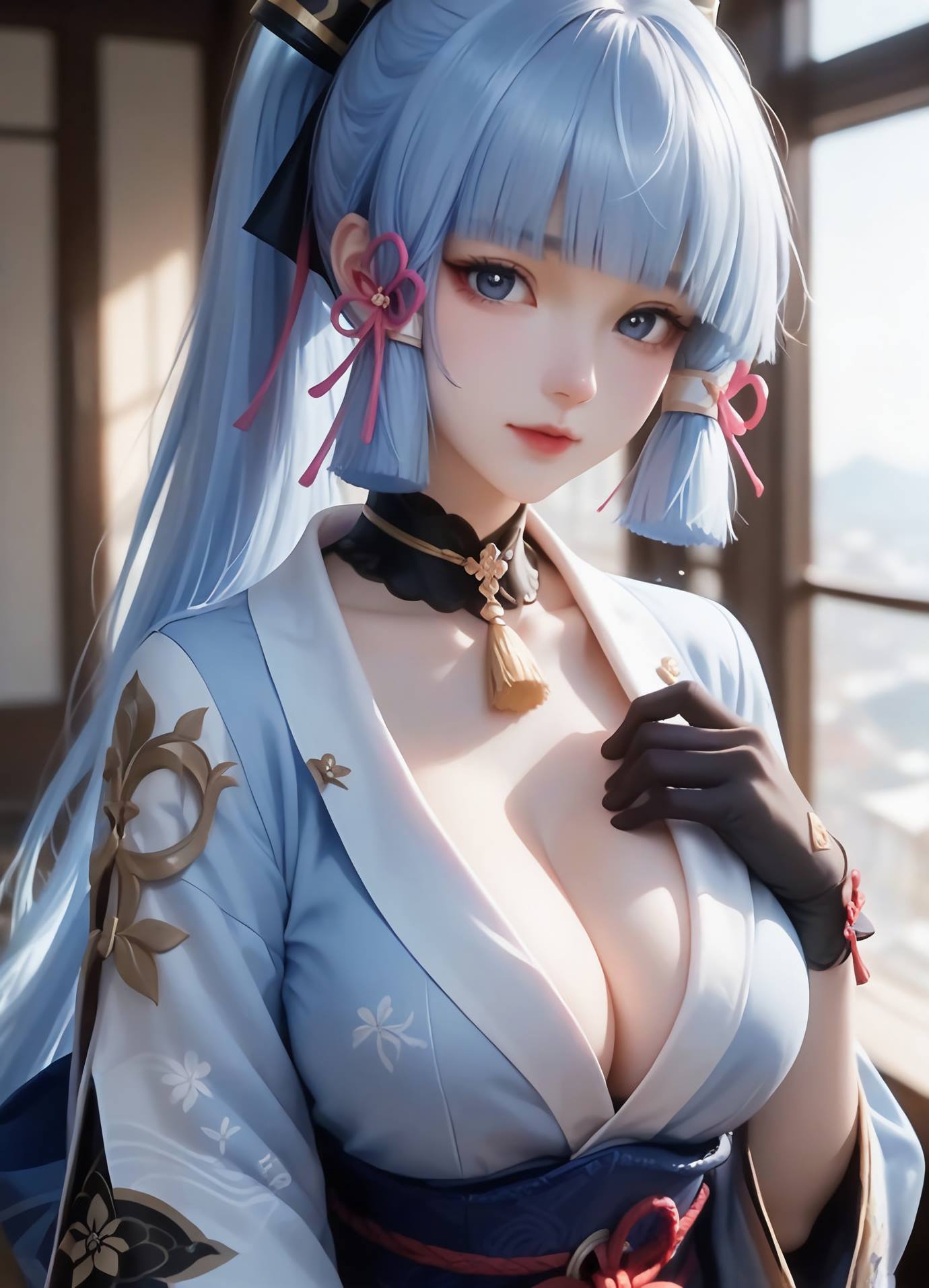 图片[10]-AI绘画 539 神里绫华[32P] – 速更版-美库