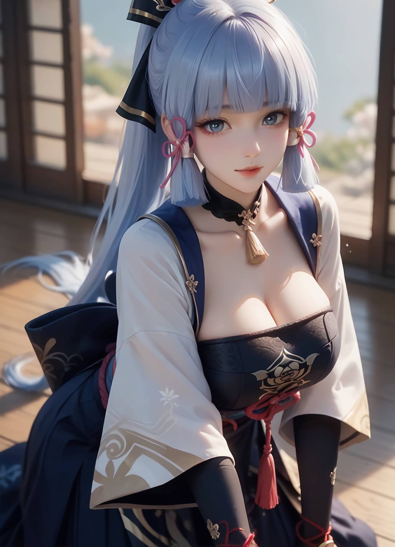 图片[14]-AI绘画 539 神里绫华[32P] – 速更版-美库