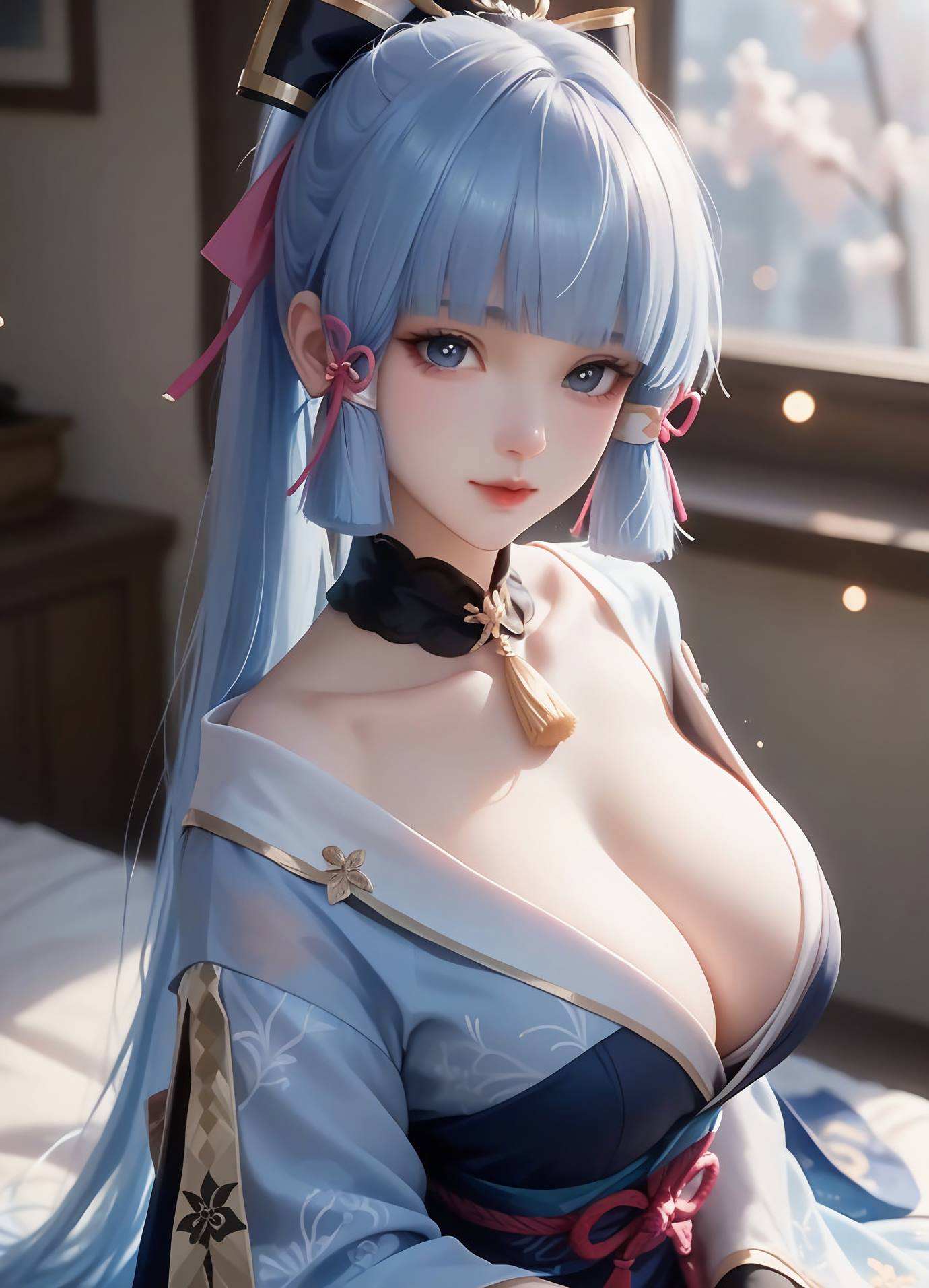 图片[16]-AI绘画 539 神里绫华[32P] – 速更版-美库