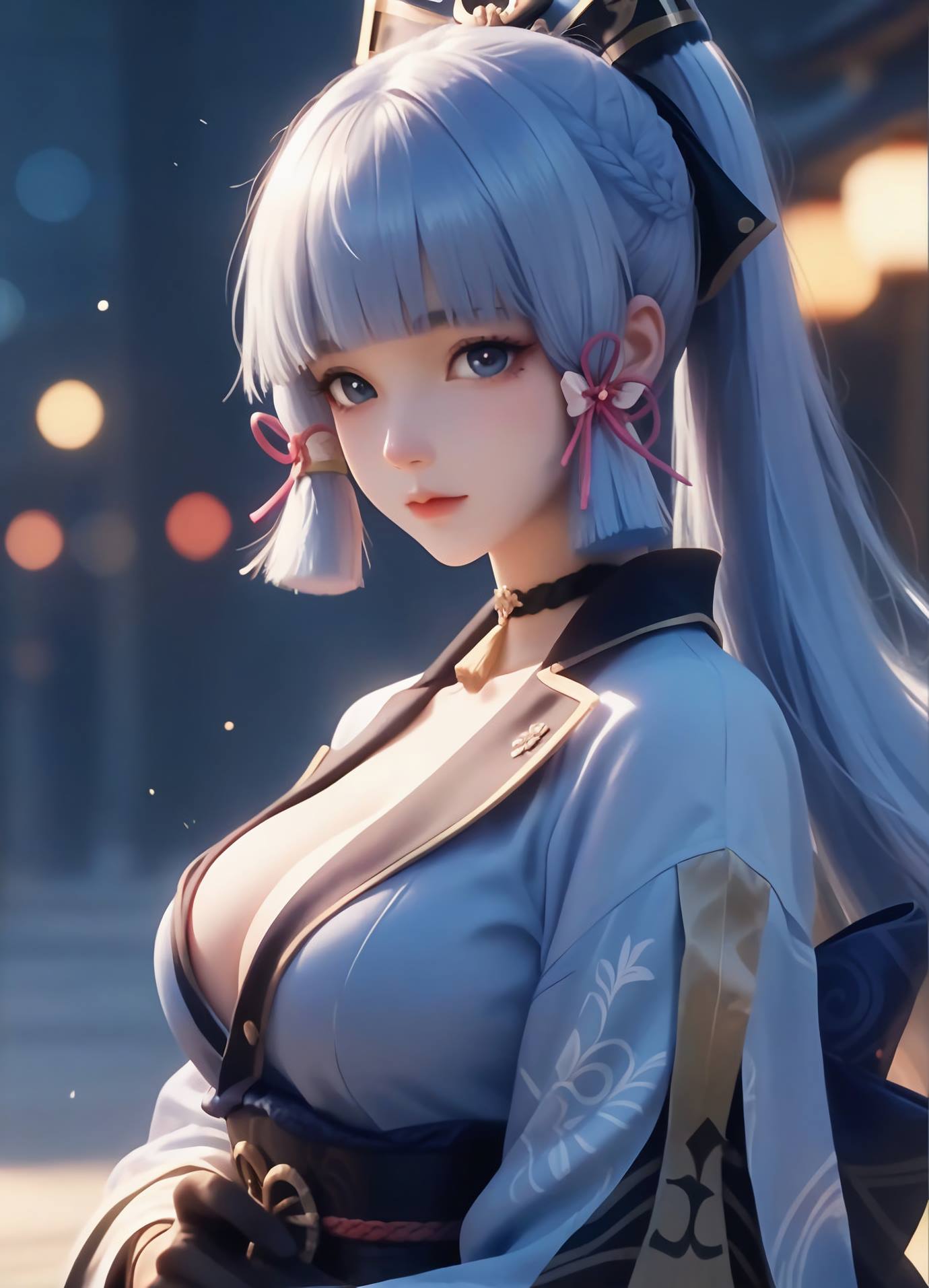 图片[19]-AI绘画 539 神里绫华[32P] – 速更版-美库