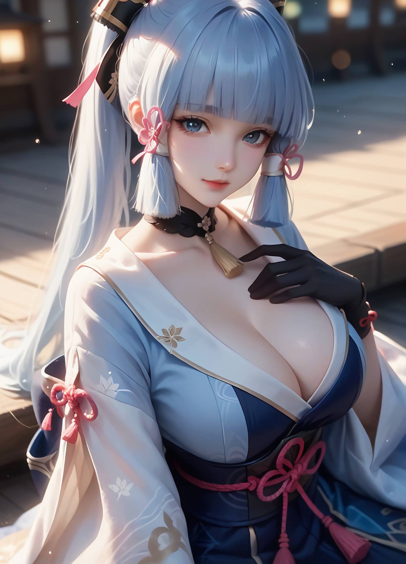 图片[25]-AI绘画 539 神里绫华[32P] – 速更版-美库