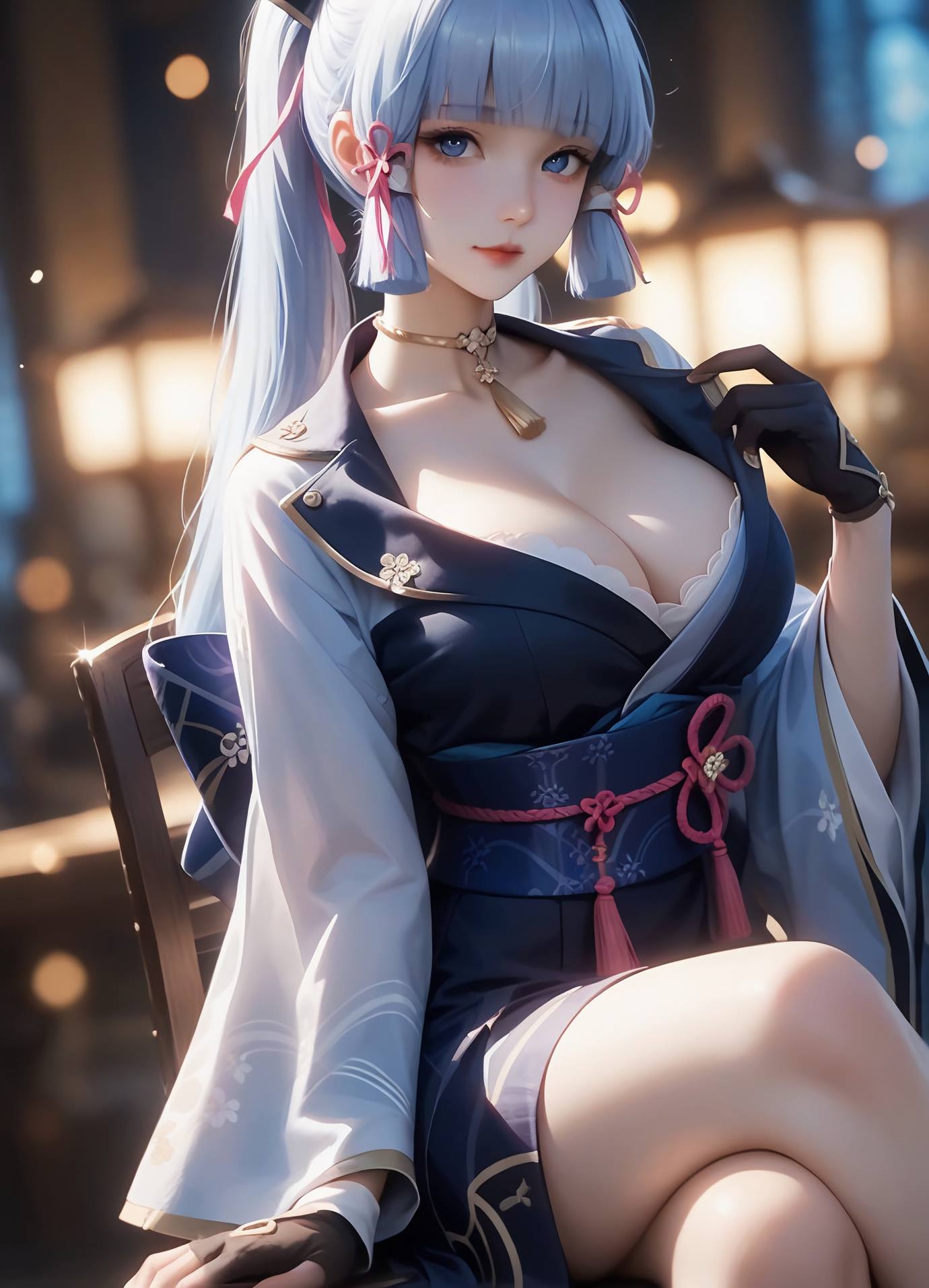 图片[27]-AI绘画 539 神里绫华[32P] – 速更版-美库