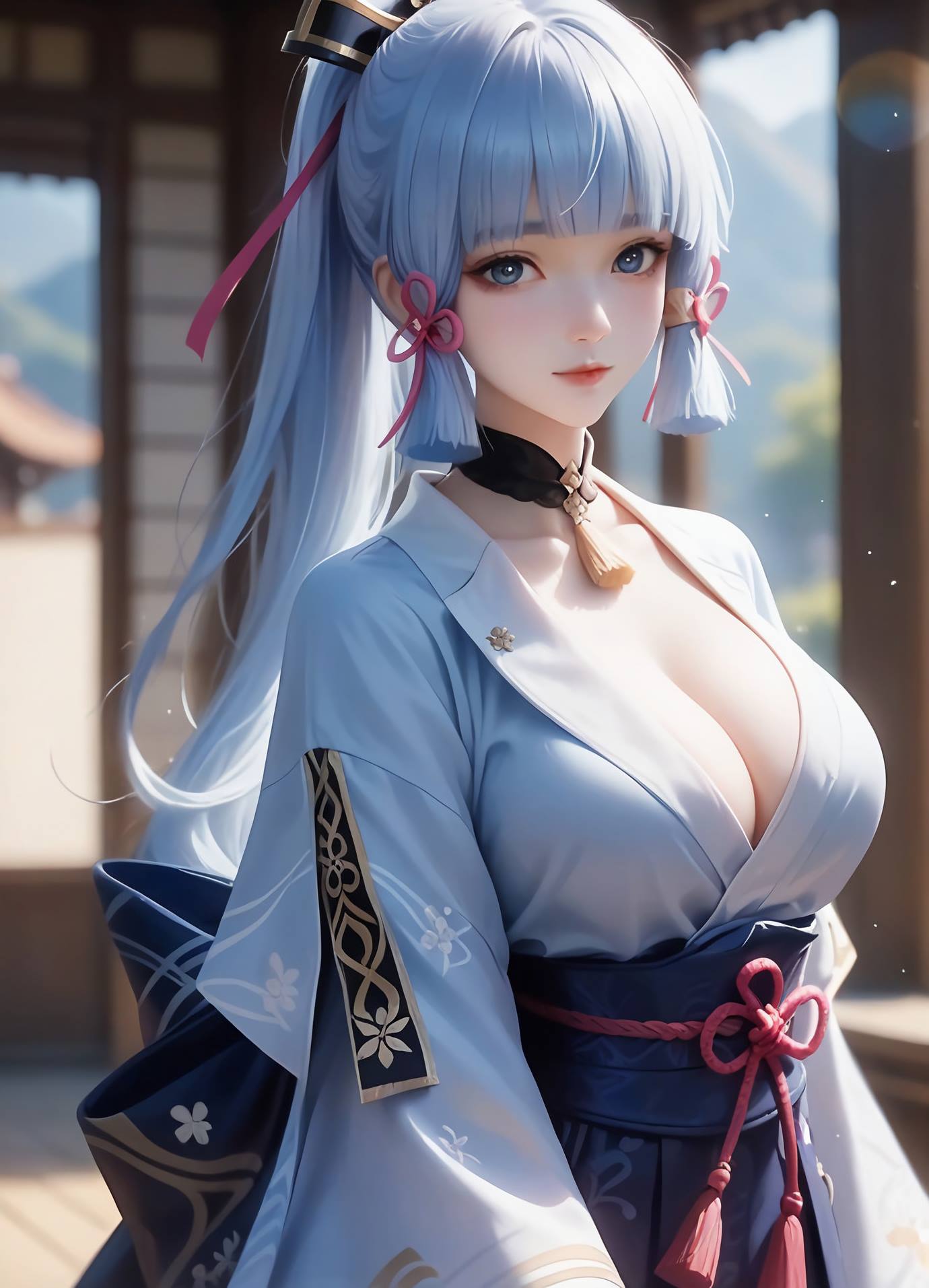 图片[28]-AI绘画 539 神里绫华[32P] – 速更版-美库