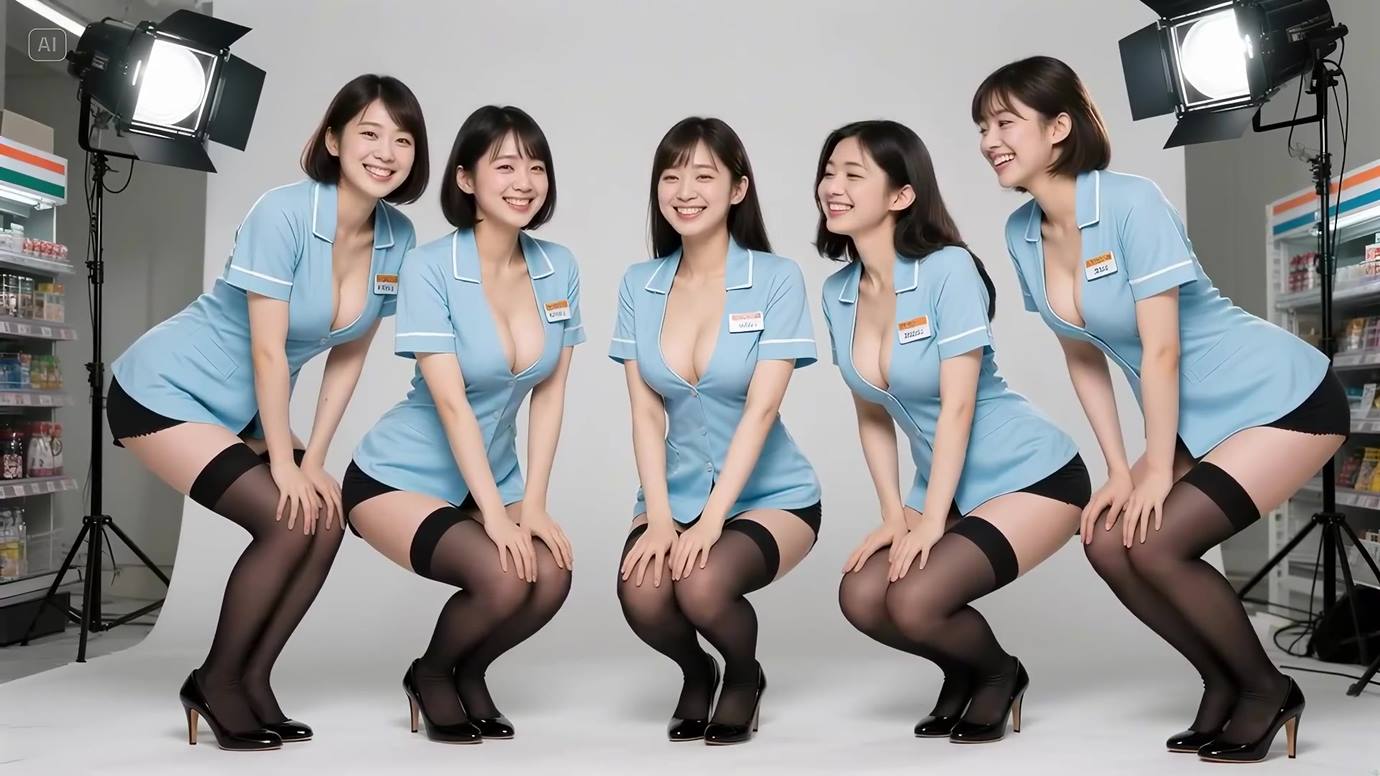 图片[19]-AI Video 052 Flight Attendant, Intern, Teacher _ Nurse_ April Photoshoot Collection[20P] – 速更版-美库