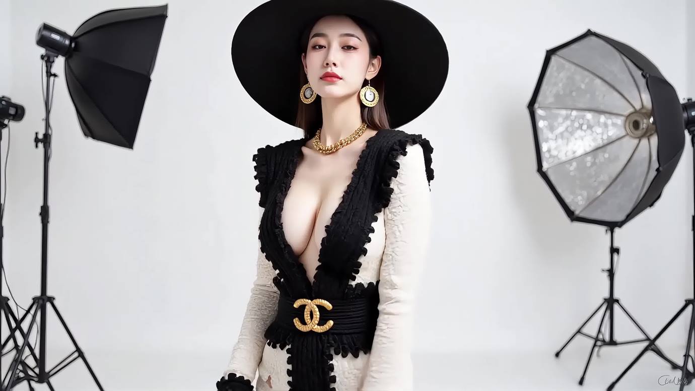 图片[12]-AI Video 056 Vibes d’Éclat – Miss Sweet _ Paris Streets _ Studio Lights in One Fashion Story[20P] – 速更版-美库