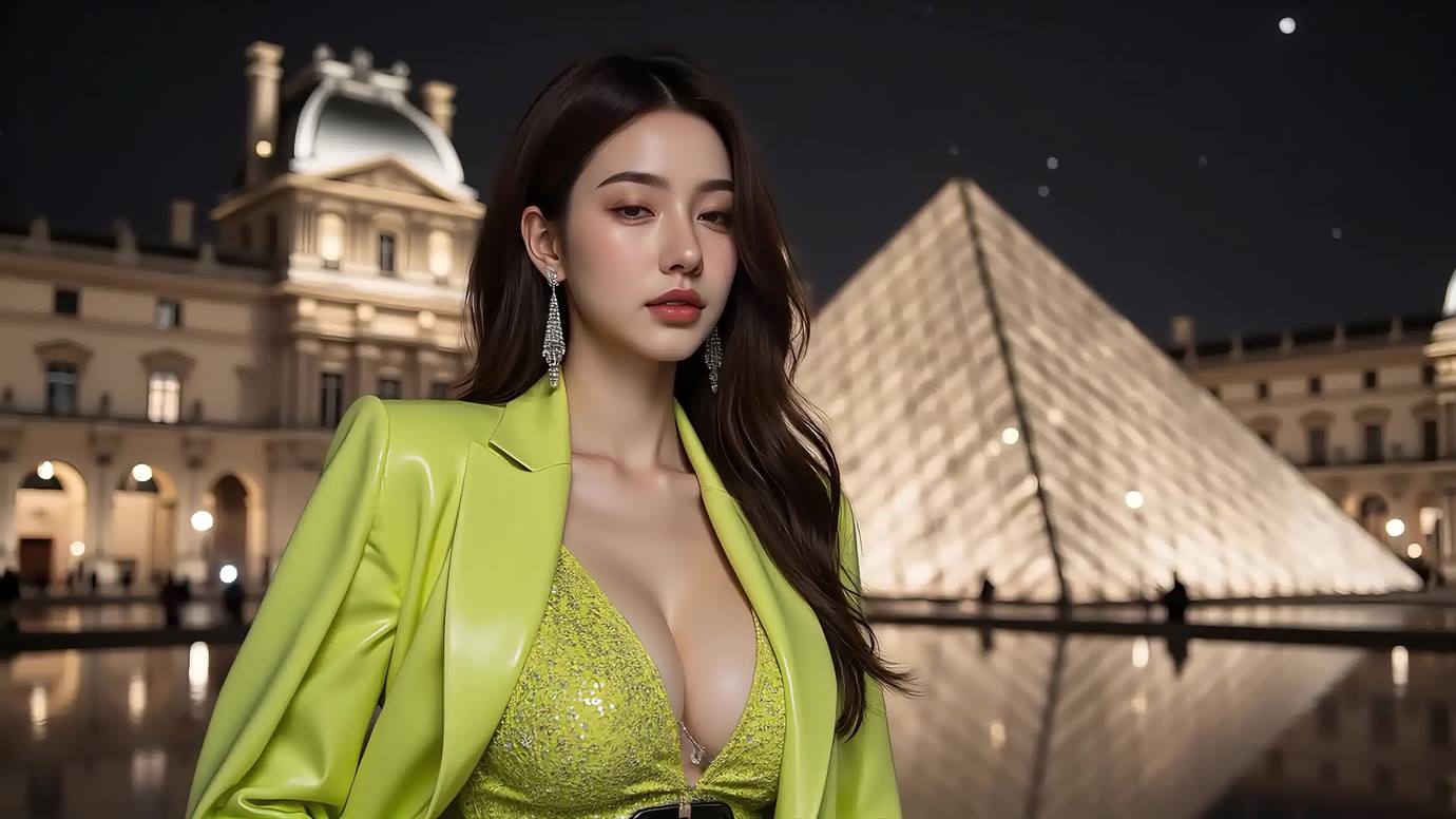 图片[15]-AI Video 056 Vibes d’Éclat – Miss Sweet _ Paris Streets _ Studio Lights in One Fashion Story[20P] – 速更版-美库