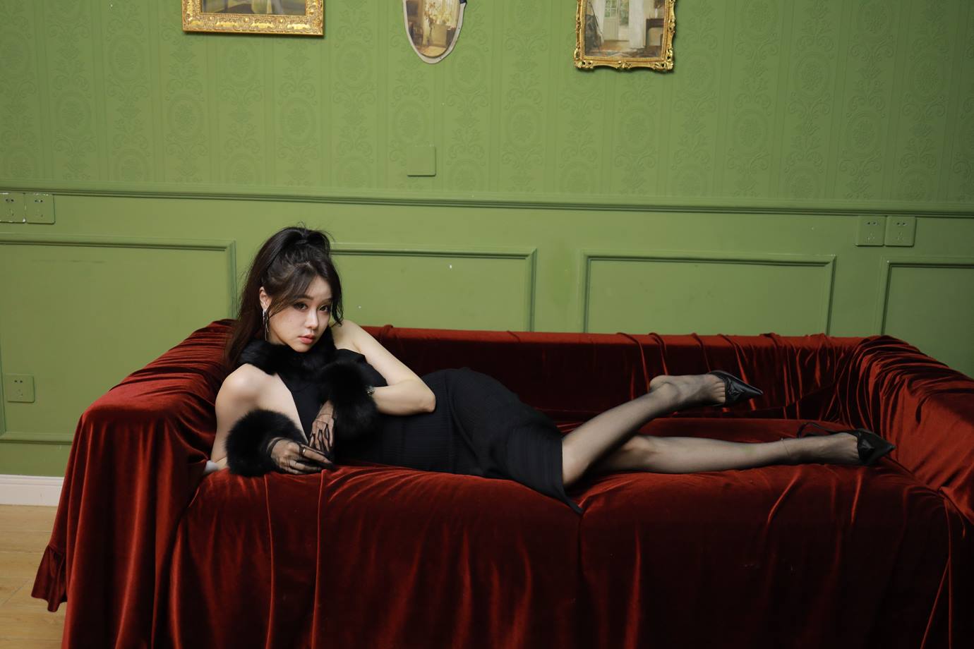 图片[55]-Sia不吃鱼  – 黑丝贵妇[98P] – 速更版-美库