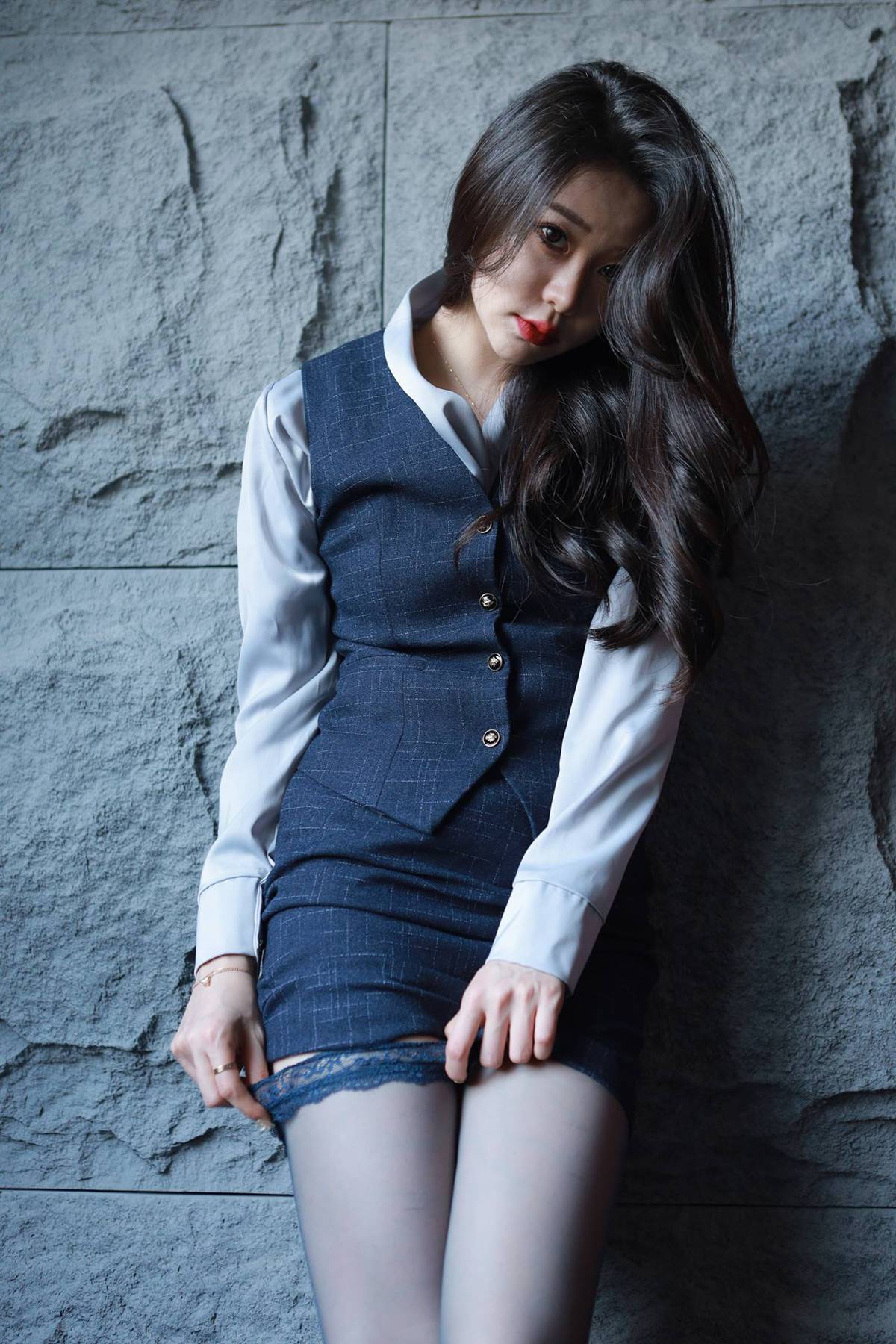 图片[111]-Sia不吃鱼 – 蕾丝边黑丝[137P] – 速更版-美库