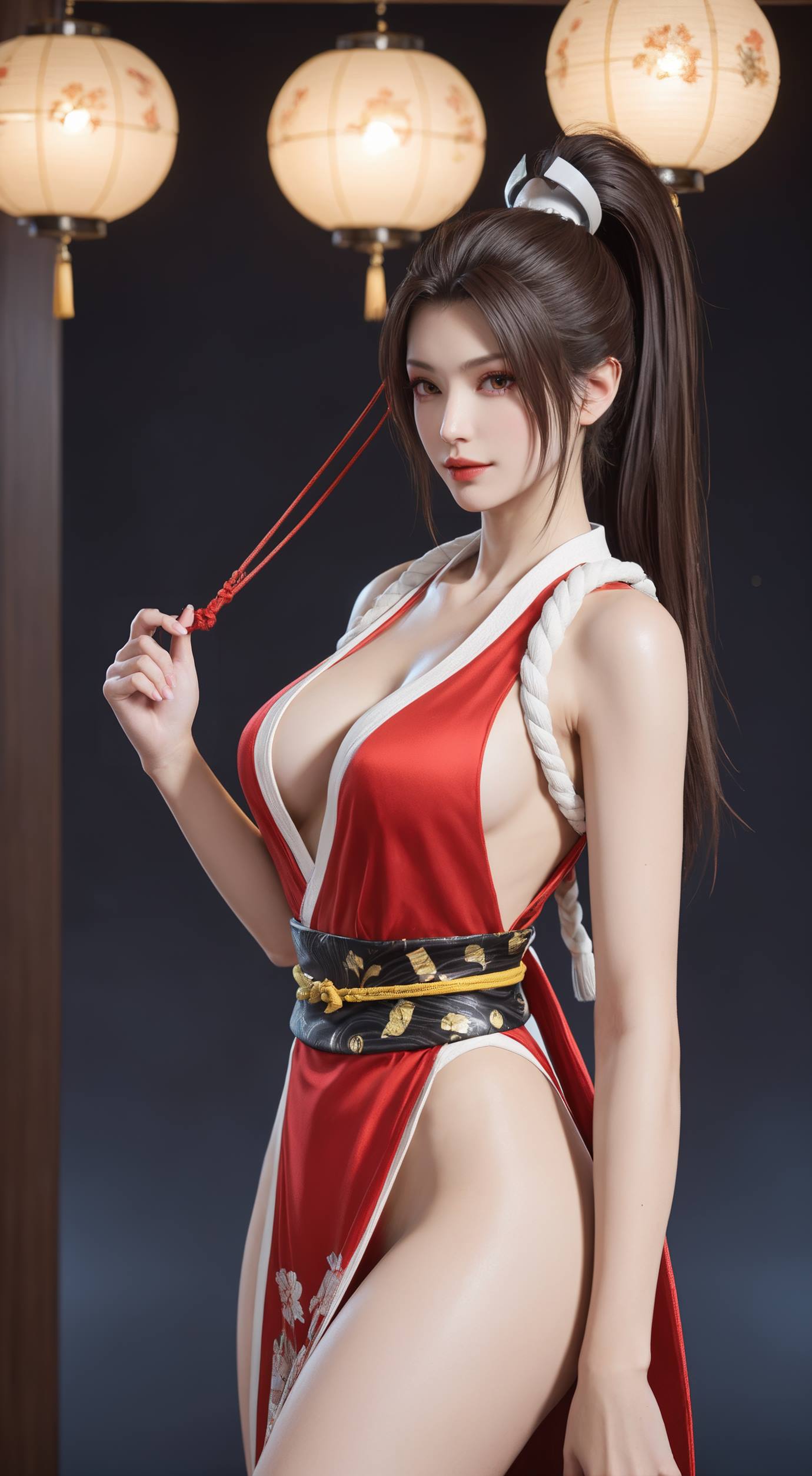 图片[18]-AI绘画 540 不知火舞[73P] – 速更版-美库