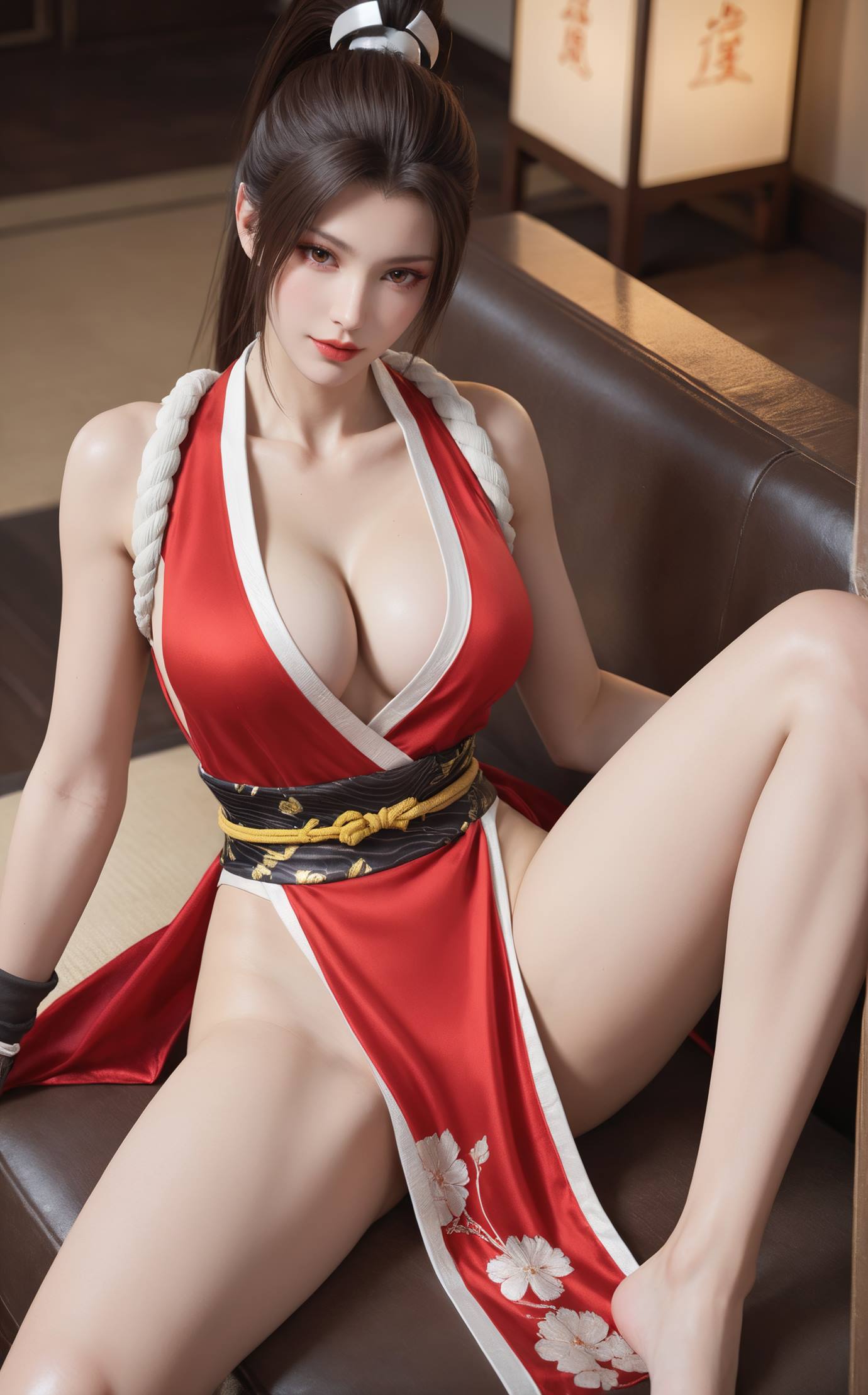 图片[33]-AI绘画 540 不知火舞[73P] – 速更版-美库