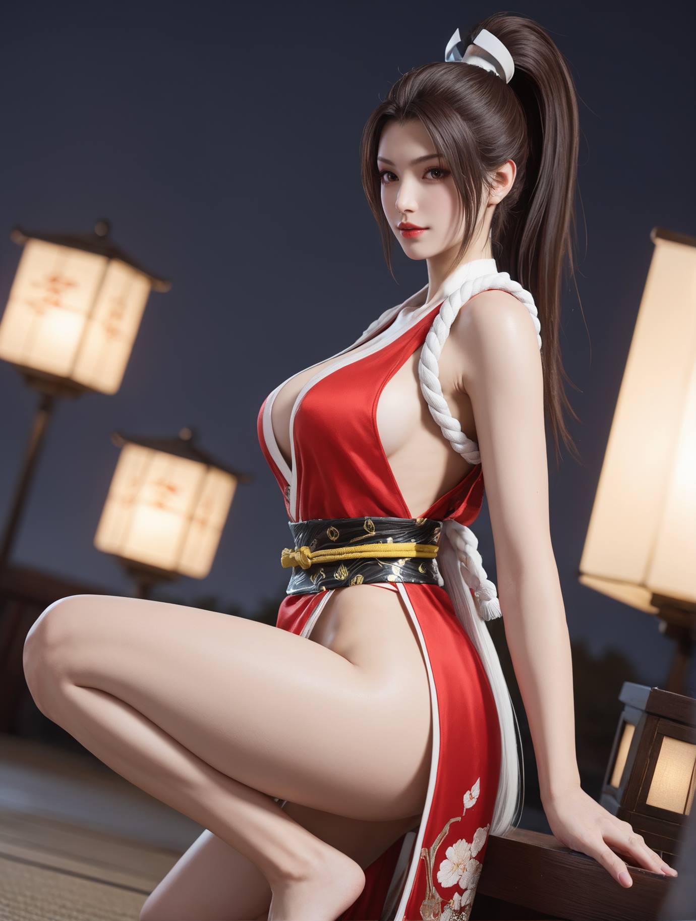 图片[53]-AI绘画 540 不知火舞[73P] – 速更版-美库