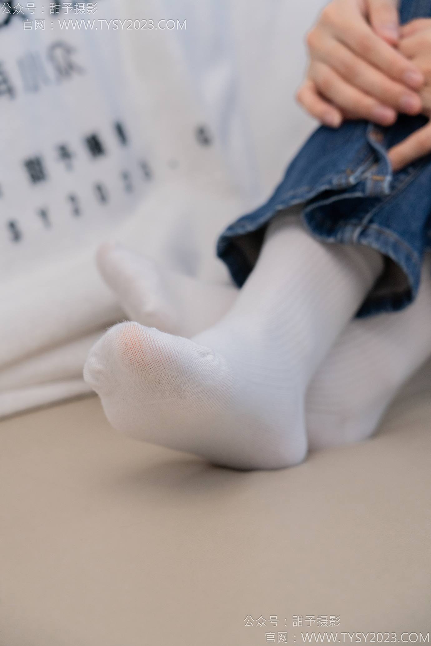 图片[59]-甜予摄影 NO.132 诺诺-板鞋、白棉袜、裸足[97P] – 速更版-美库