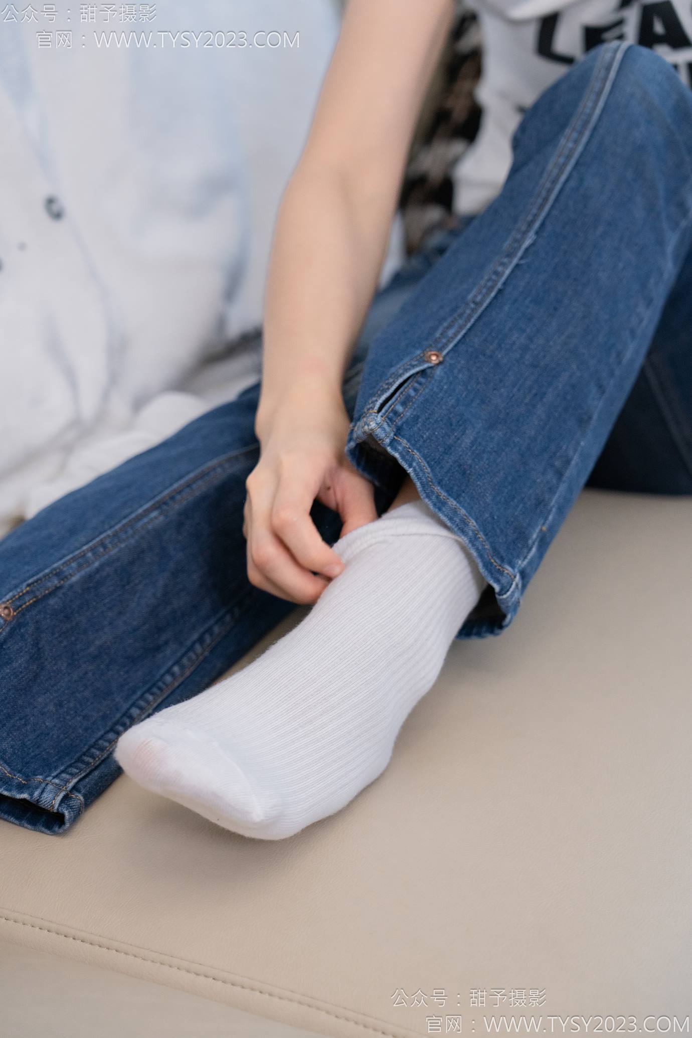 图片[74]-甜予摄影 NO.132 诺诺-板鞋、白棉袜、裸足[97P] – 速更版-美库