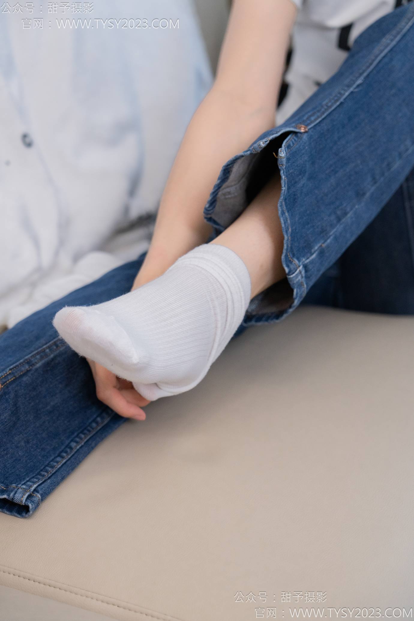图片[75]-甜予摄影 NO.132 诺诺-板鞋、白棉袜、裸足[97P] – 速更版-美库