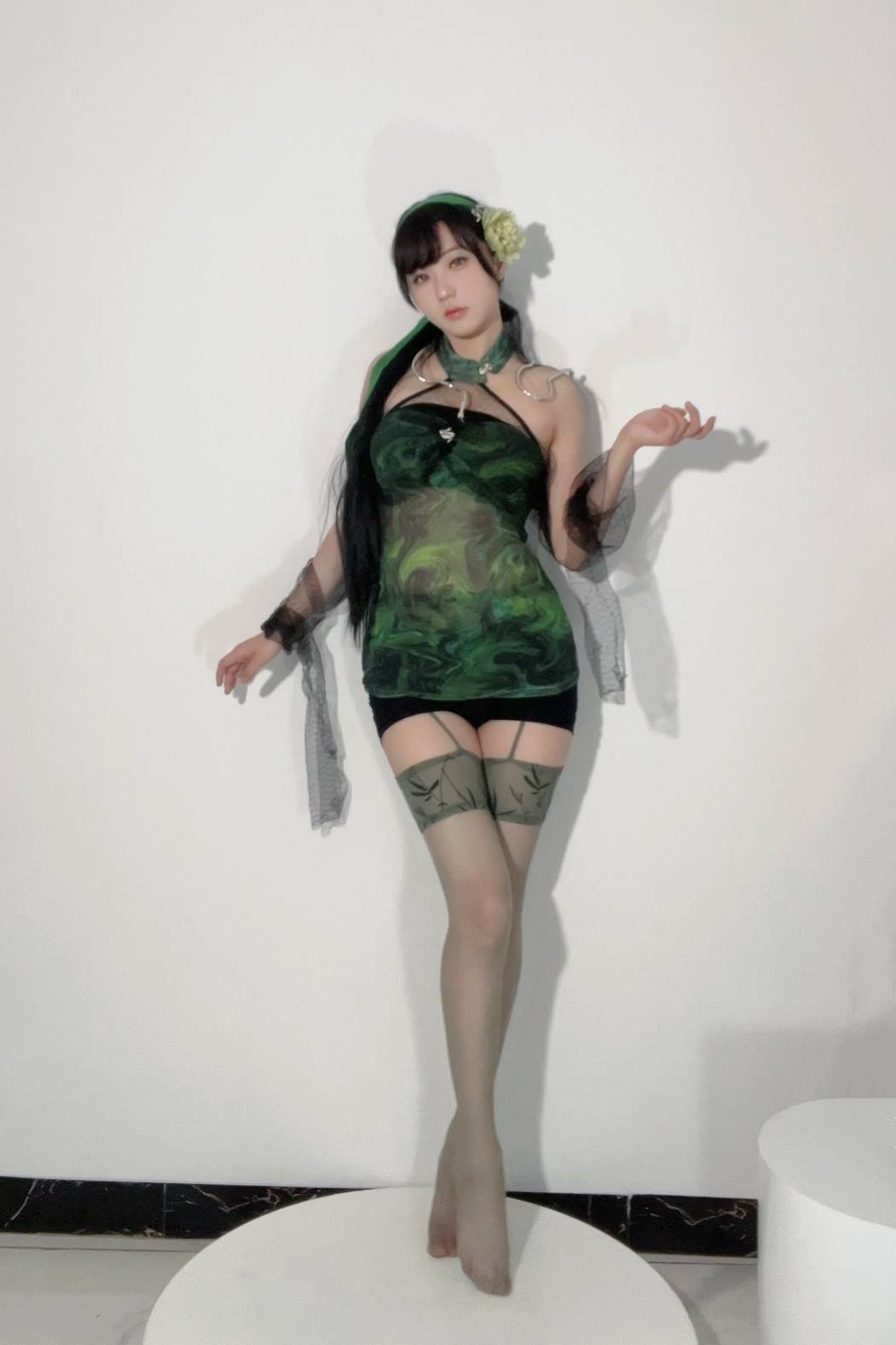 图片[10]-无影喵喵  – 青蛇自拍[19P] – 速更版-美库