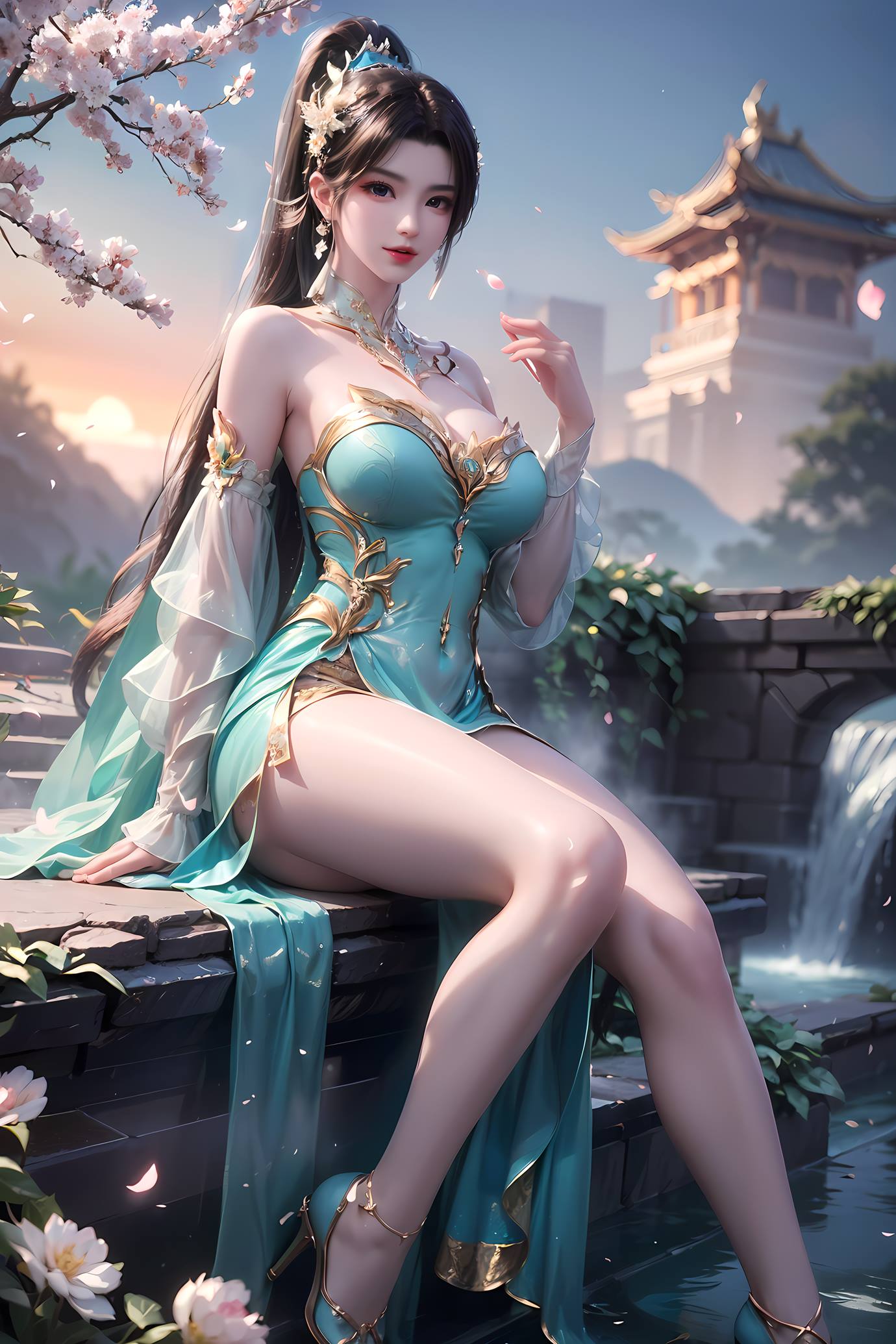 图片[12]-AI绘画 542 萧薰儿[21P] – 速更版-美库