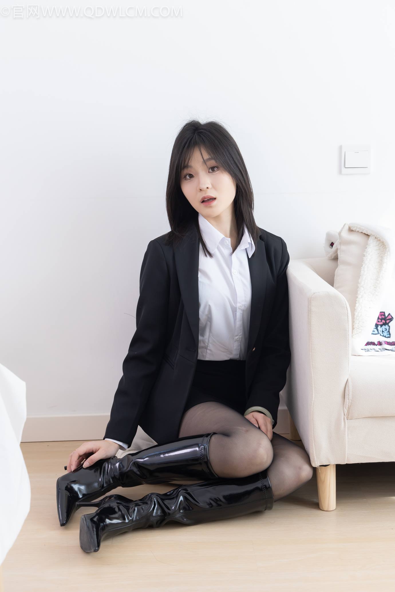 图片[12]-物恋传媒 NO.2306 青柠-高跟长靴、薄黑丝、ol制服[260P] – 速更版-美库