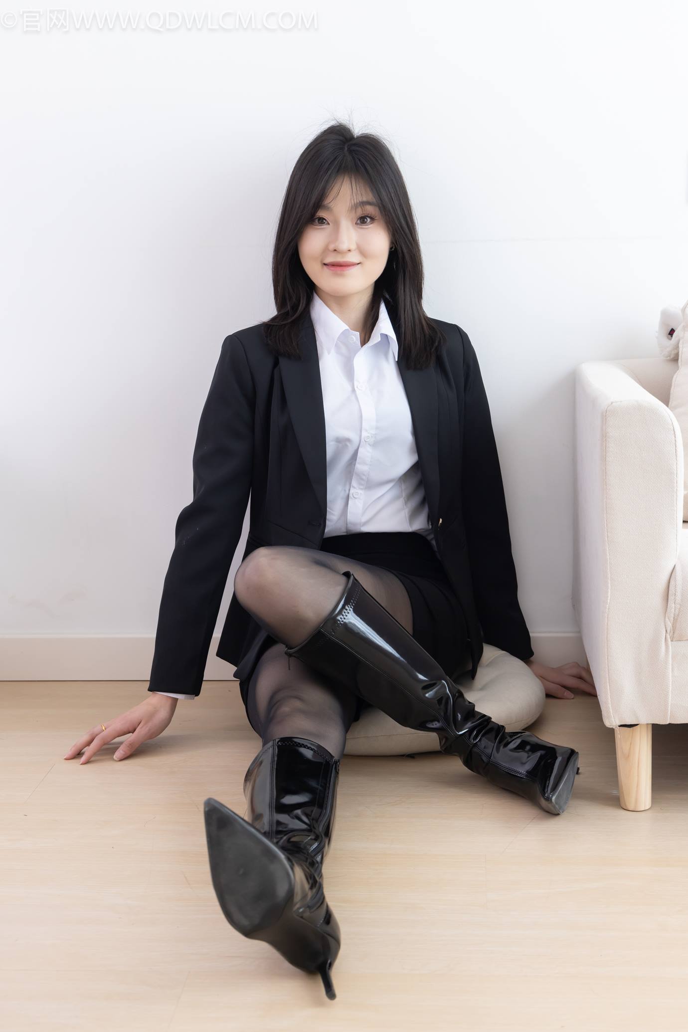 图片[13]-物恋传媒 NO.2306 青柠-高跟长靴、薄黑丝、ol制服[260P] – 速更版-美库