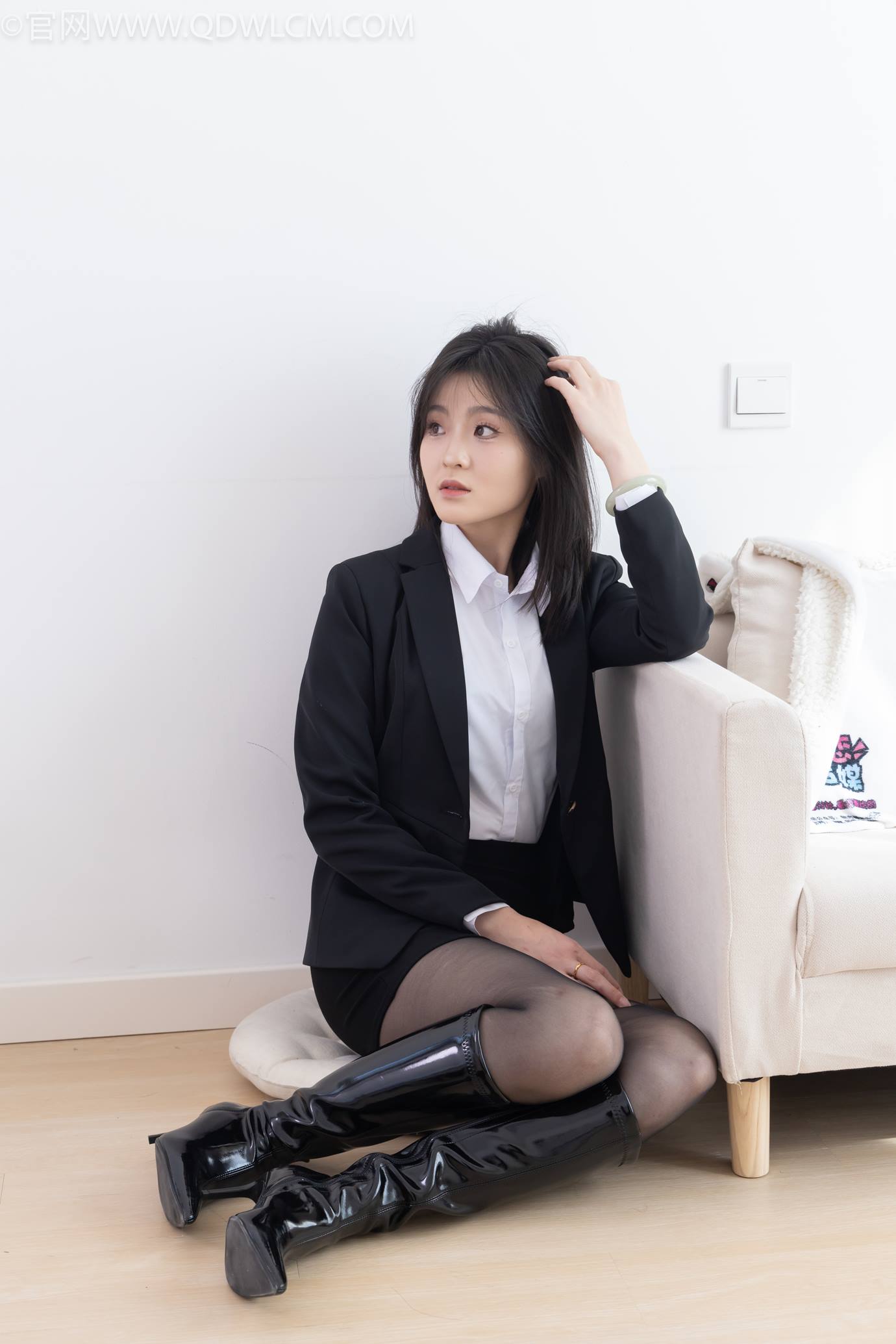 图片[15]-物恋传媒 NO.2306 青柠-高跟长靴、薄黑丝、ol制服[260P] – 速更版-美库