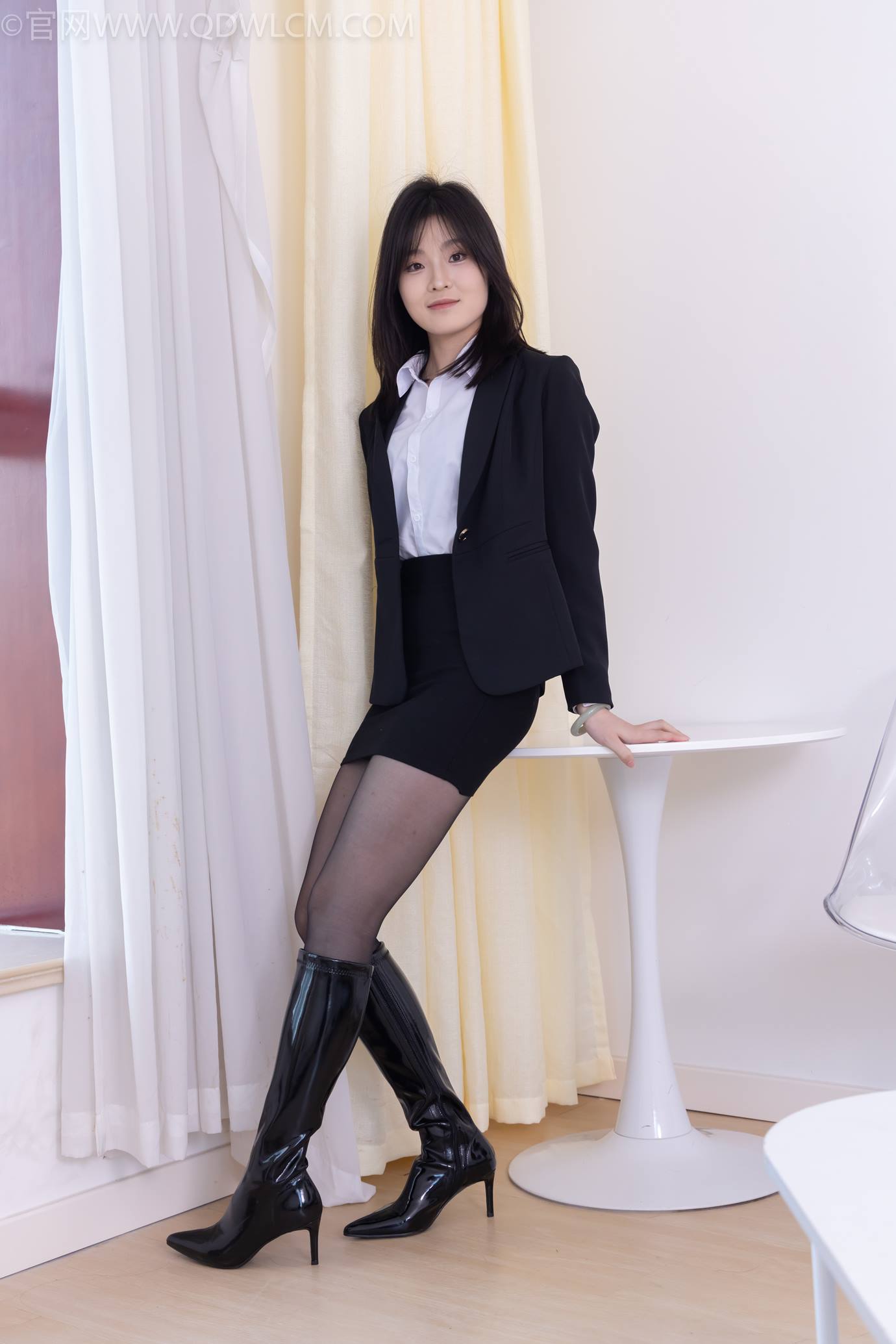 图片[25]-物恋传媒 NO.2306 青柠-高跟长靴、薄黑丝、ol制服[260P] – 速更版-美库