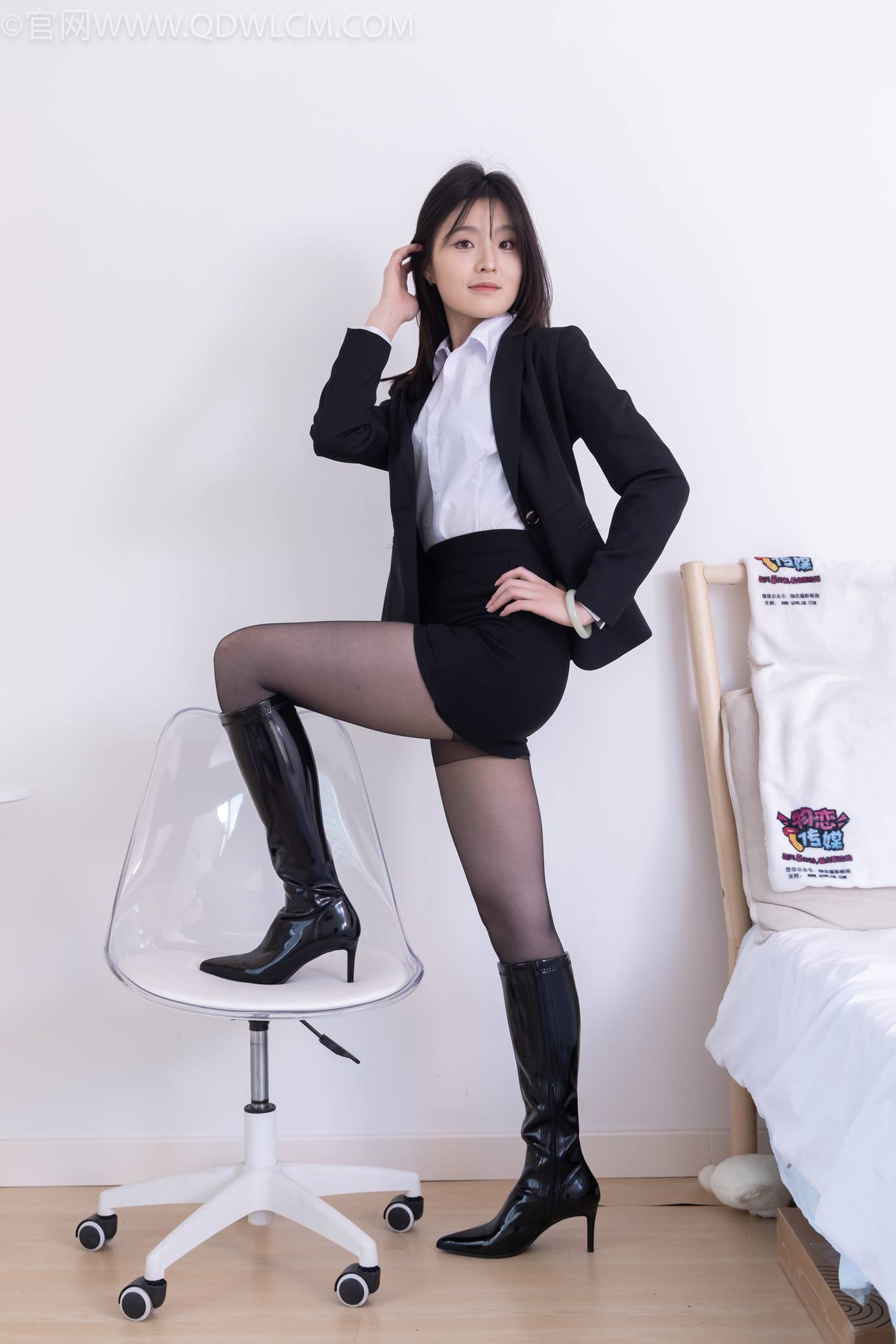 图片[26]-物恋传媒 NO.2306 青柠-高跟长靴、薄黑丝、ol制服[260P] – 速更版-美库