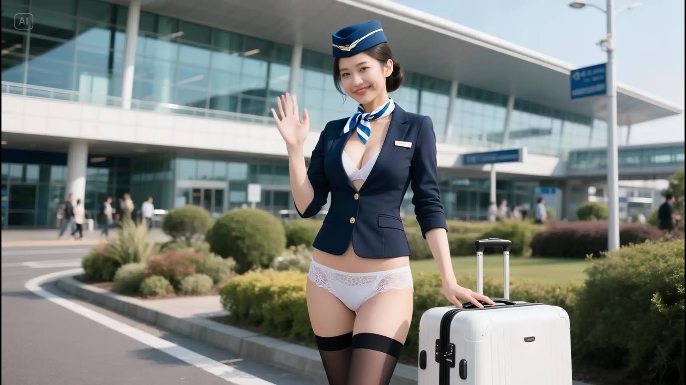 图片[16]-AI Video 058 客室乗务员の魅力的な瞬间 _ Captivating Moments of Flight Attendants 空姐的迷人瞬间[20P] – 速更版-美库