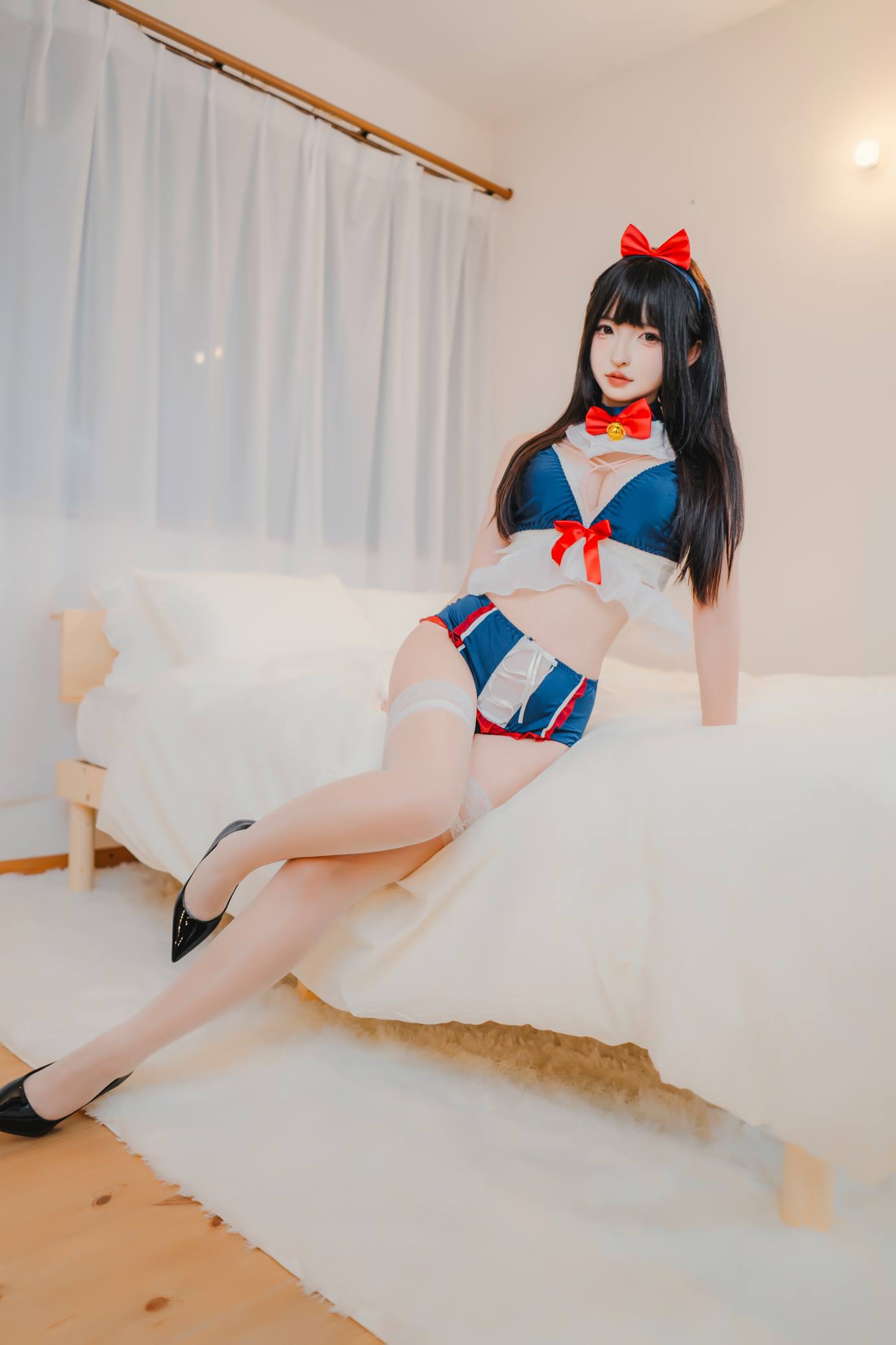 图片[33]-神楽板真冬  白丝猫娘[61P] – 速更版-美库