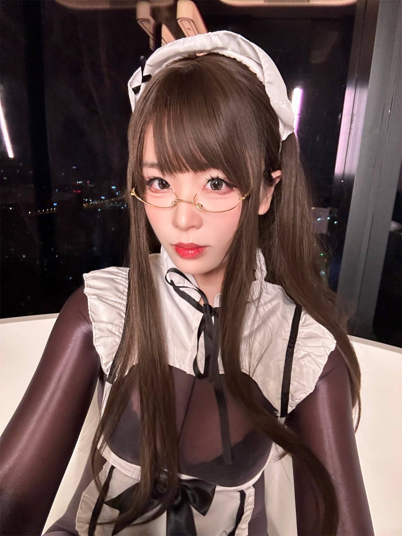 图片[52]-轩萧学姐 – 连体丝女仆[68P] – 速更版-美库