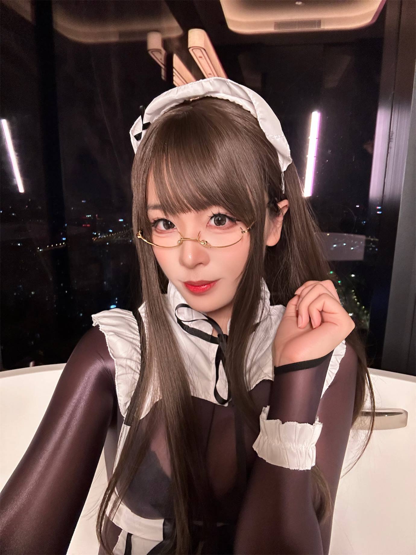 图片[53]-轩萧学姐 – 连体丝女仆[68P] – 速更版-美库