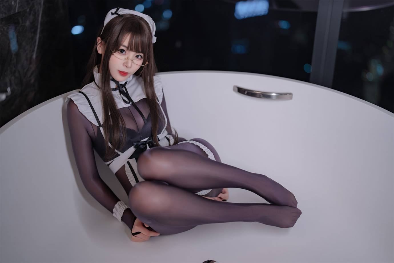 图片[62]-轩萧学姐 – 连体丝女仆[68P] – 速更版-美库