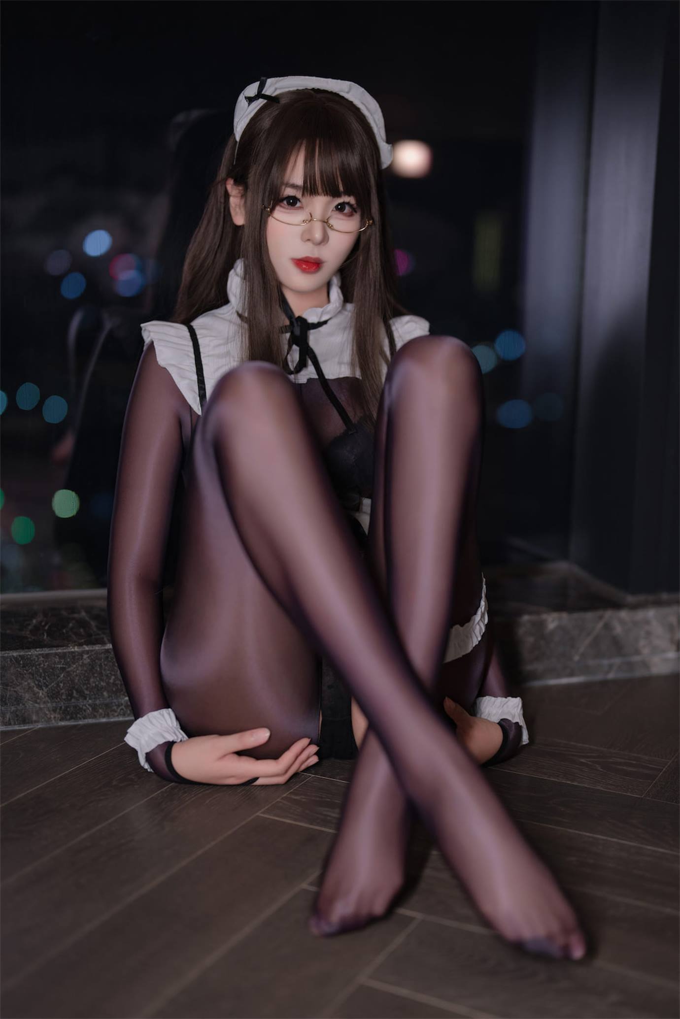 图片[65]-轩萧学姐 – 连体丝女仆[68P] – 速更版-美库