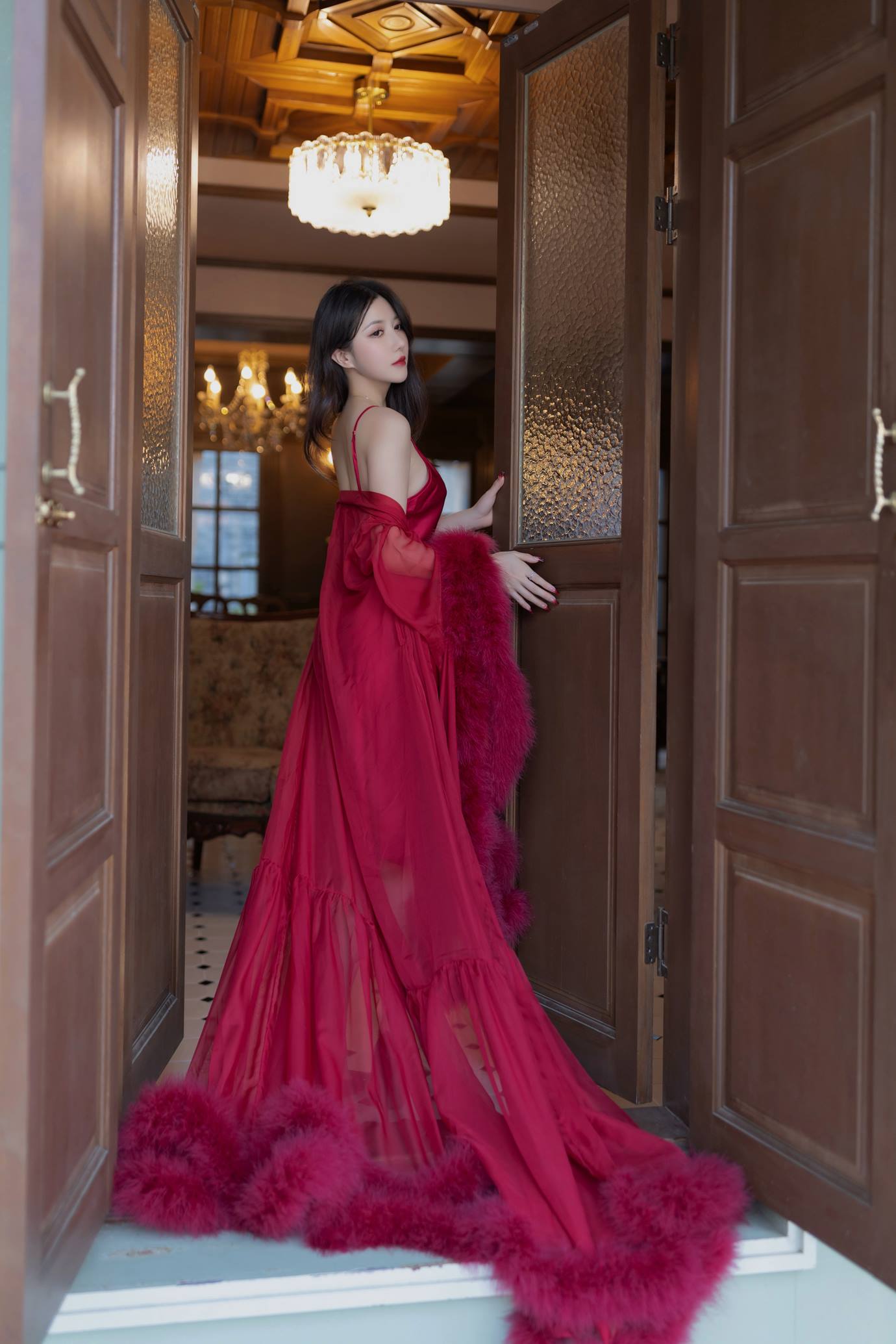 图片[10]-秀人名模鱼子酱Fish《似火柔情》写真[56P] – 速更版-美库