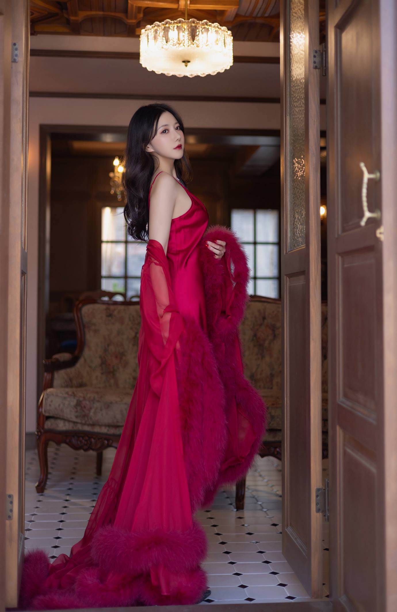 图片[12]-秀人名模鱼子酱Fish《似火柔情》写真[56P] – 速更版-美库